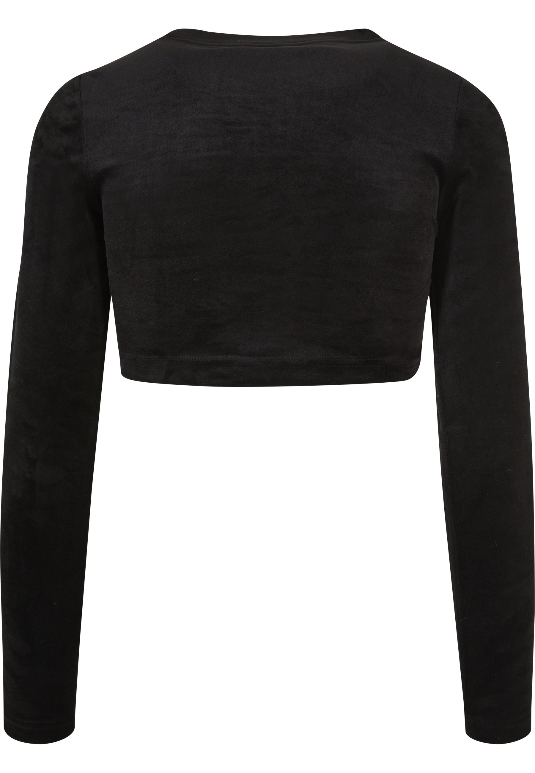 Fubu Longsleeve »Fubu Damen FW224-018-1 Old English Rhinestone Velours LS black« 1 Stk.