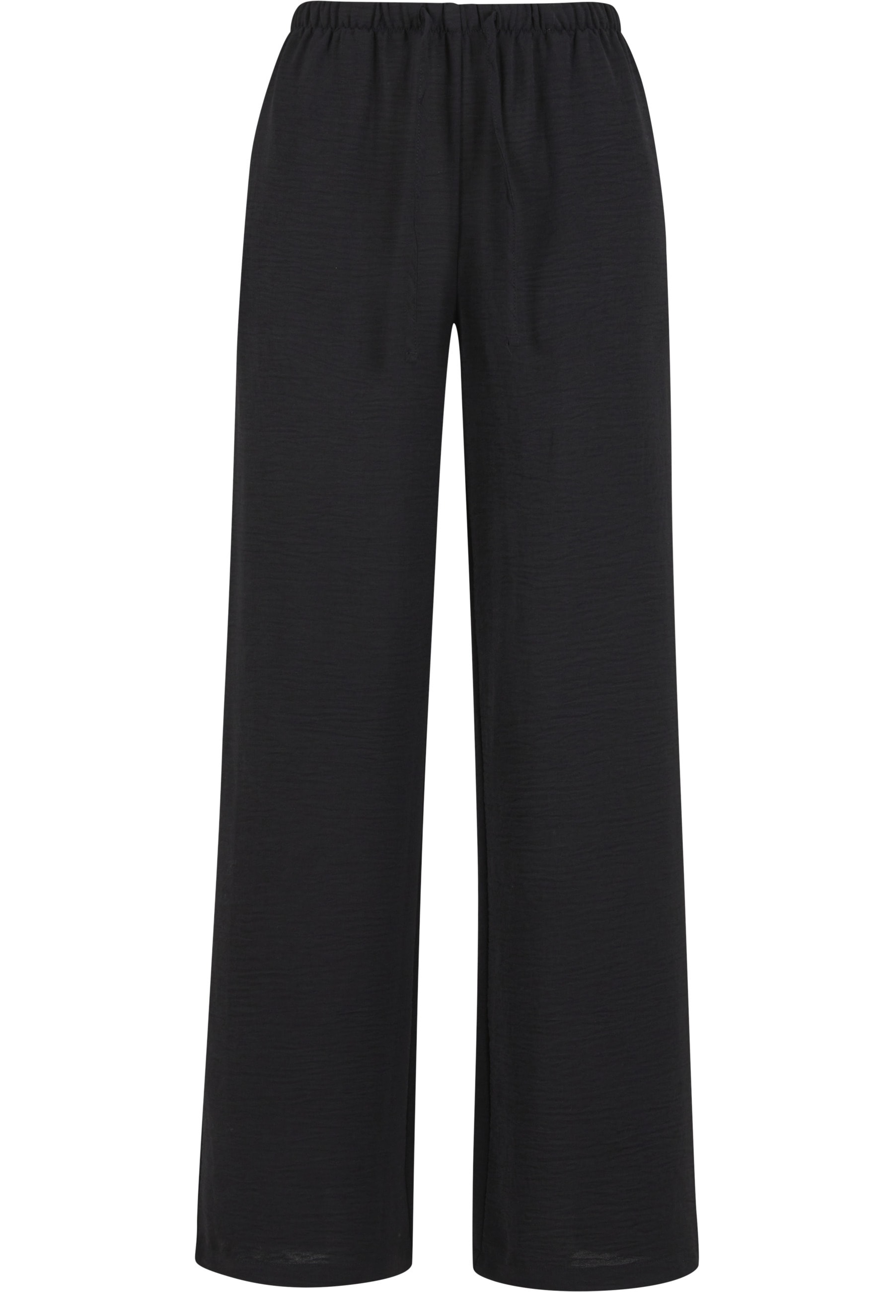 URBAN CLASSICS Stoffhose "Urban Classics Ladies Structured Wideleg Pants" günstig online kaufen