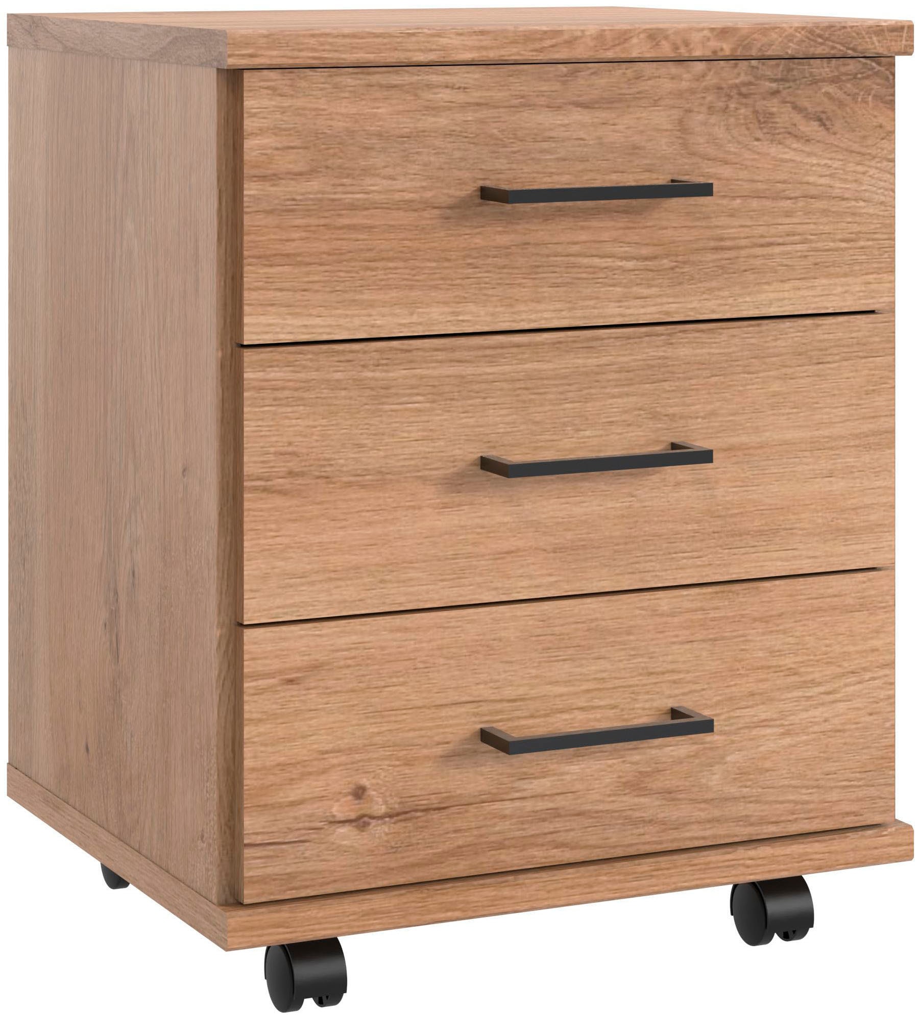 58cm mit hoch 46cm bestellen breit, Rollcontainer Wimex | BAUR 3 Desk«, »Home Schubladen,