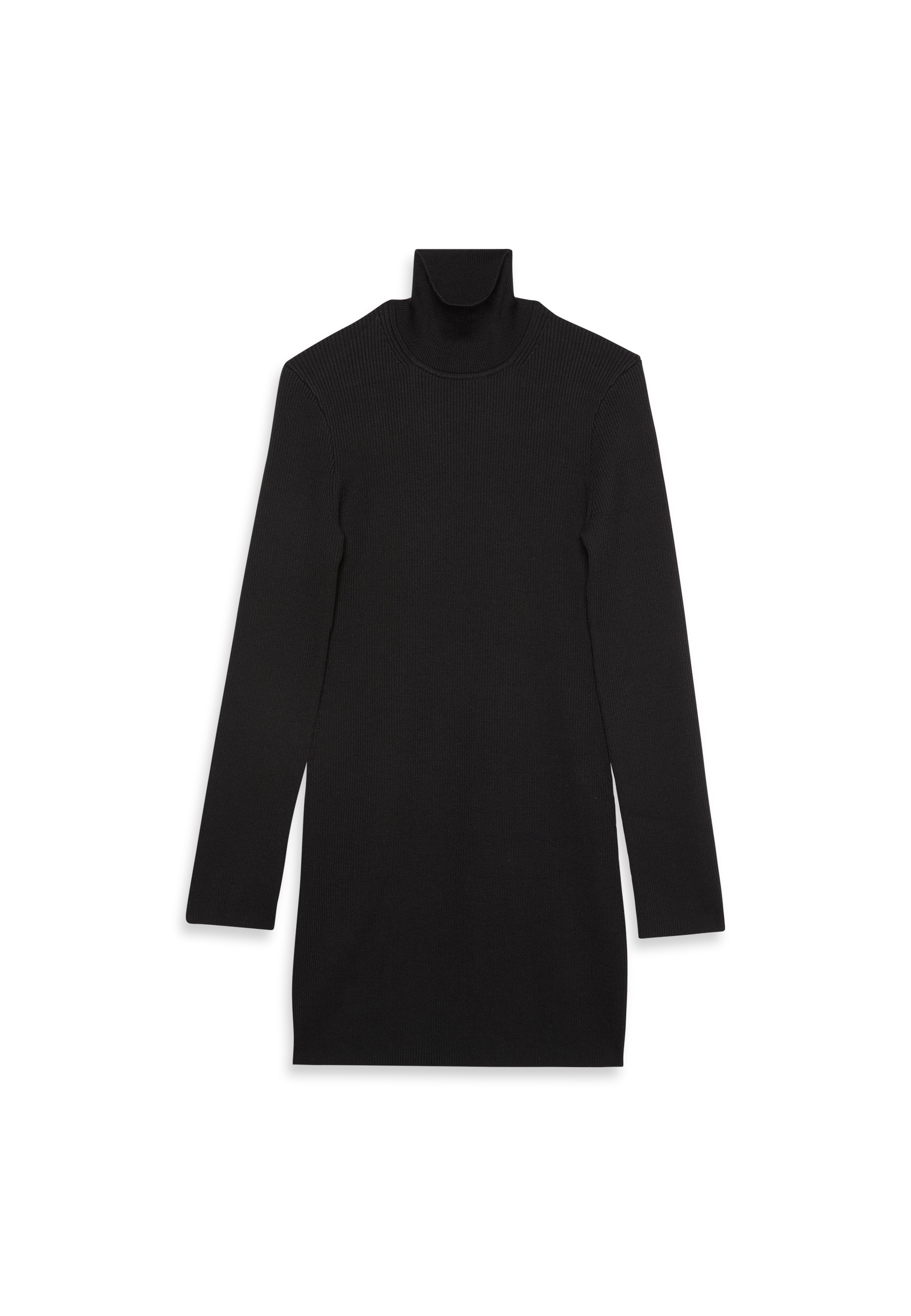 Calvin Klein Jeans Strickkleid »LS T NECK MINI DRESS«, Mit Rundhalsausschnitt, figurbetont