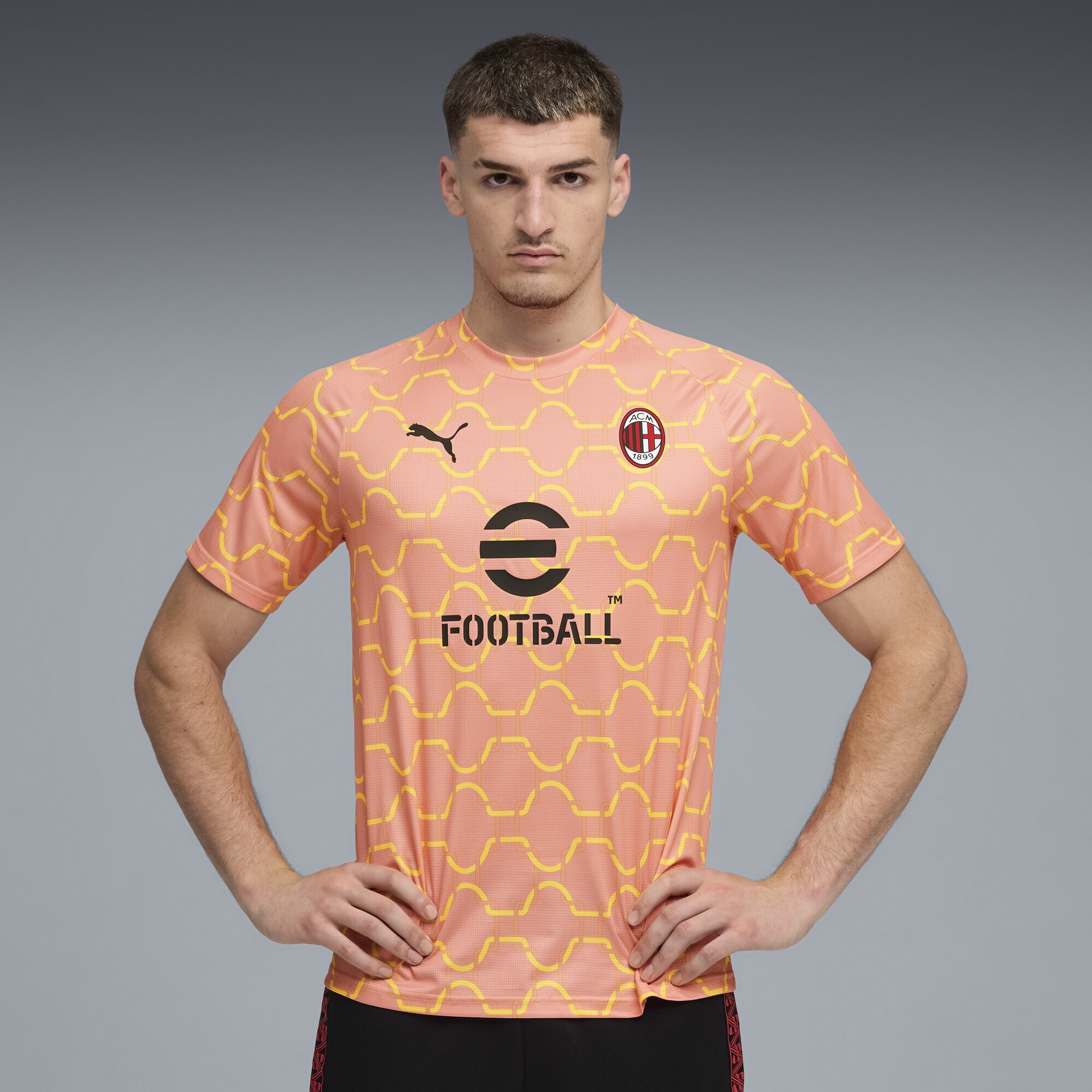 PUMA Trainingsshirt »AC Milan Aufwärmtrikot Herren«