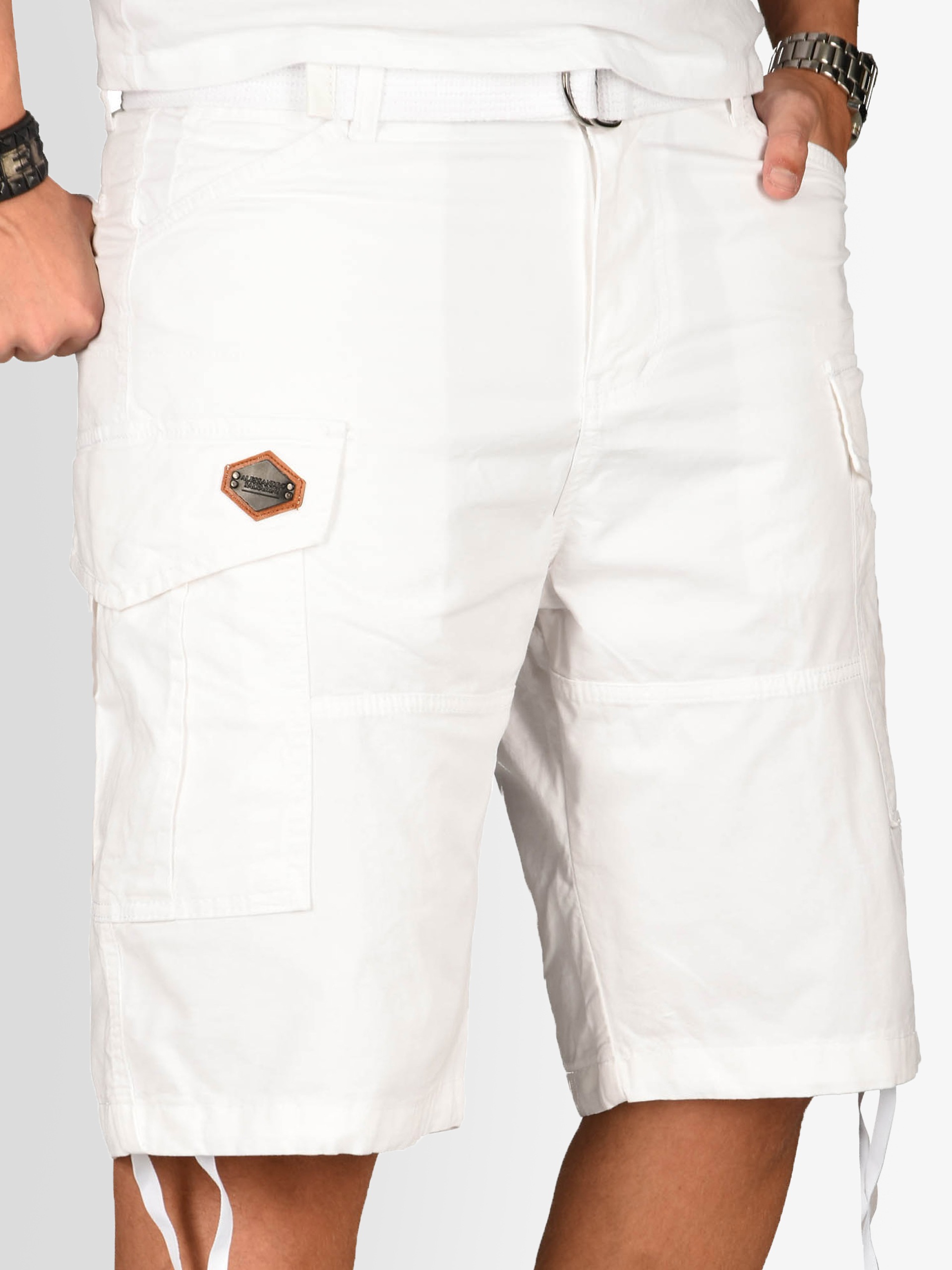 Alessandro Salvarini Cargoshorts »ASLeon«, inklusive passendem Gürtel