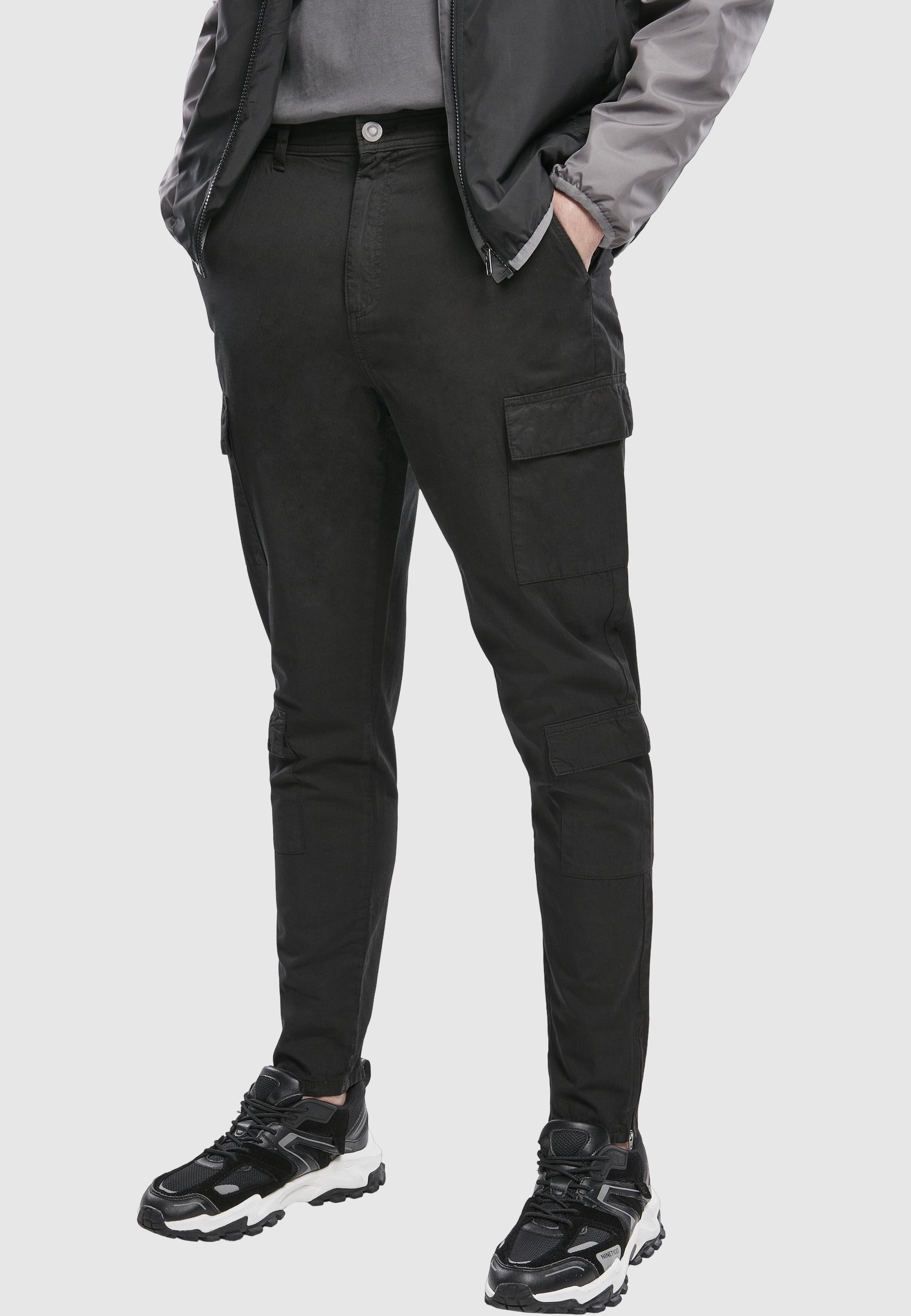 URBAN CLASSICS Cargohose »Urban Classics Herren Tapered Double Cargo Pants«