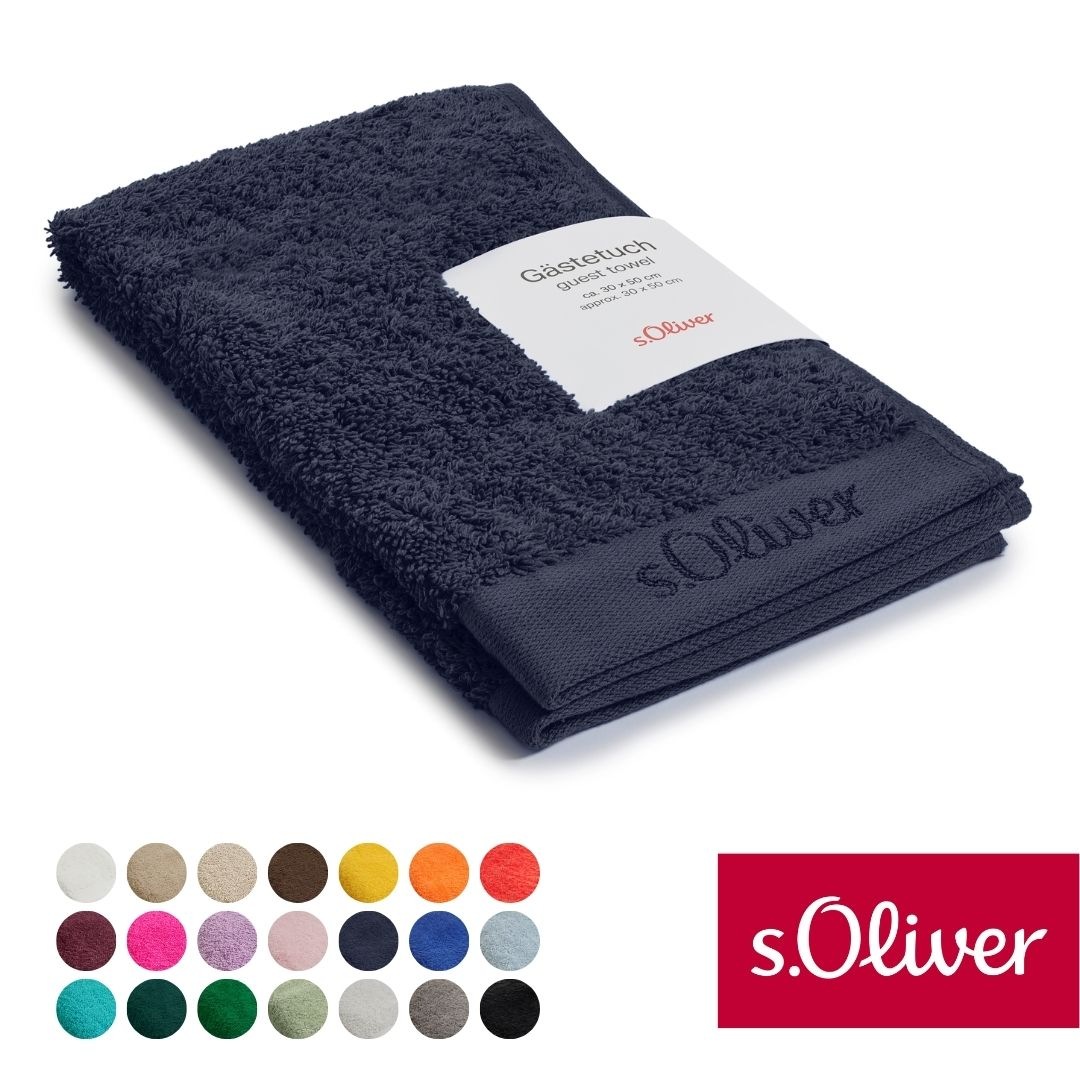 s.Oliver Gästehandtuch "s.Oliver, Premium Qualität, 600 gr/m², auch als Set günstig online kaufen