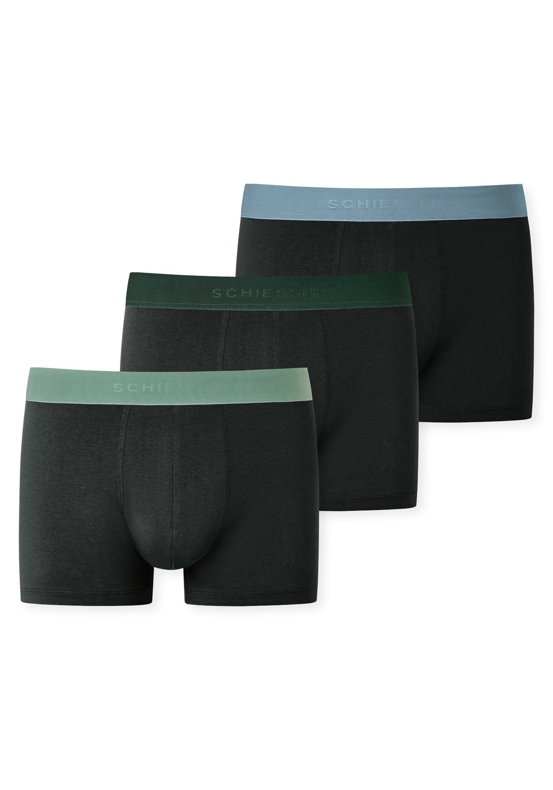 Schiesser Boxershorts "Boxershort 3PACK Shorts 3er Pack"