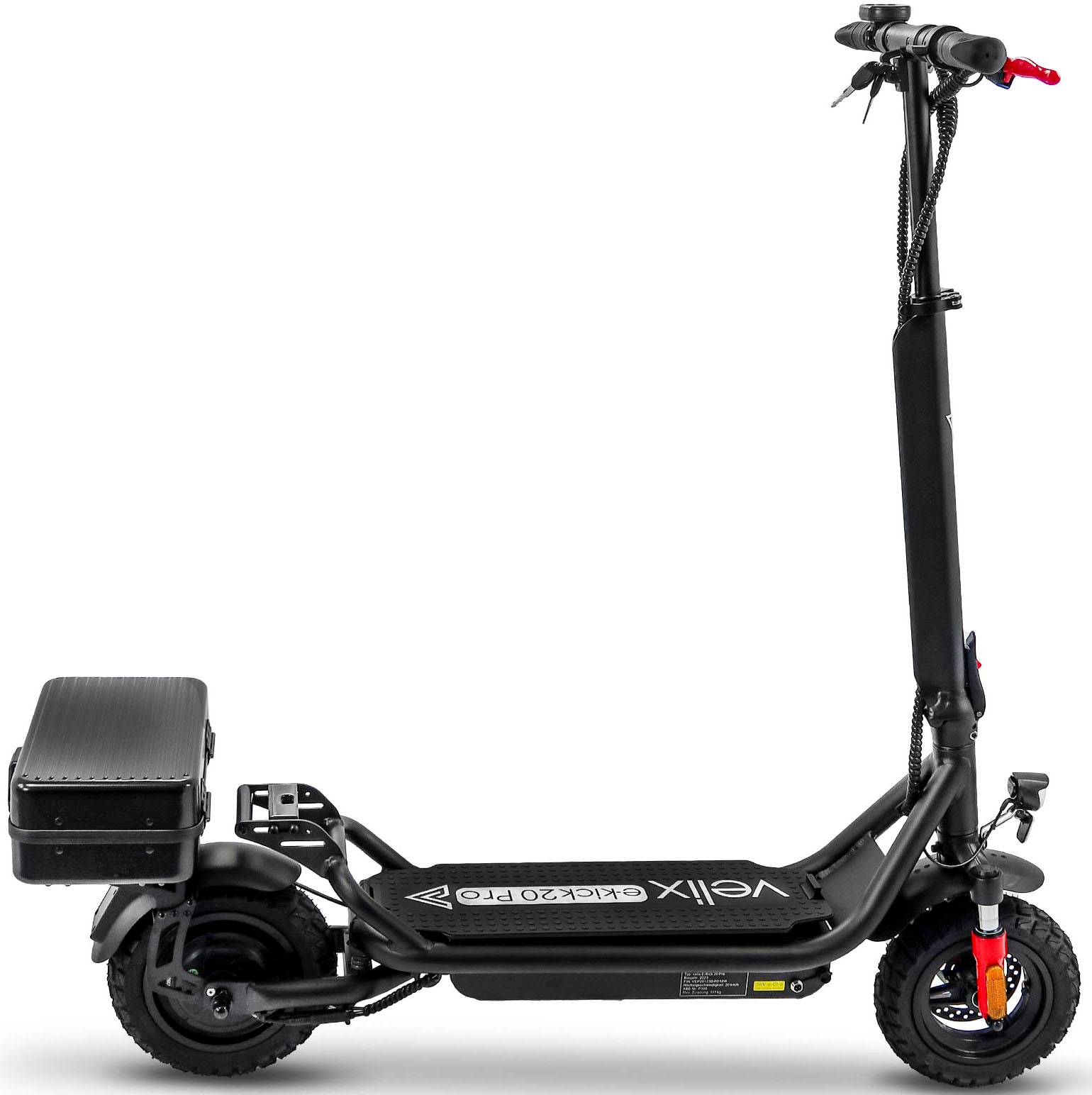 Beliebte Designs velix E-Scooter »E-Kick 20 Pro, auf 2 km/h, 100 kaufen BAUR Rechnung Akkus«, | km 20