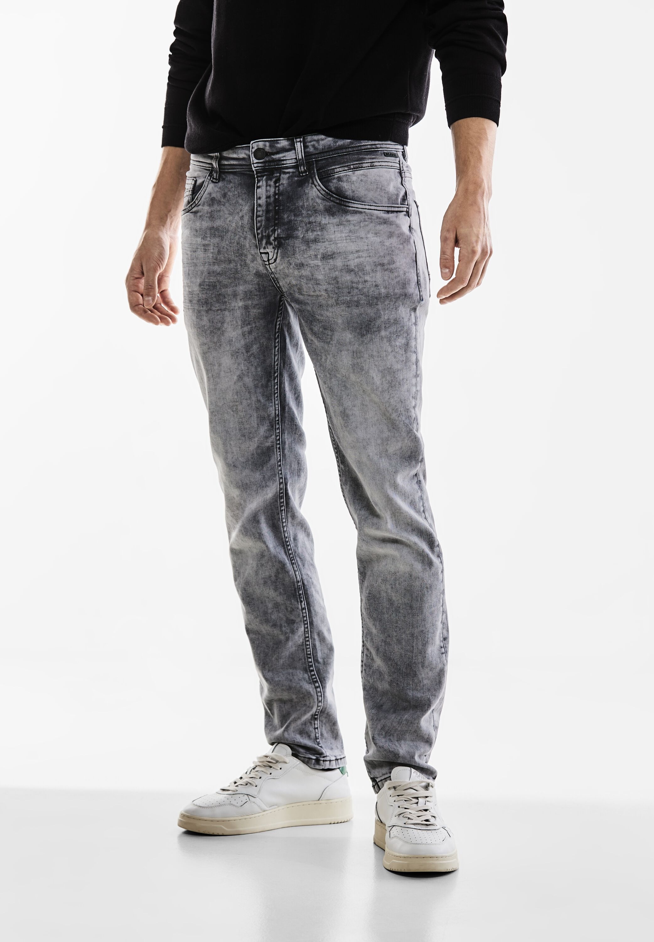 STREET ONE MEN Gerade Jeans, Middle Waist