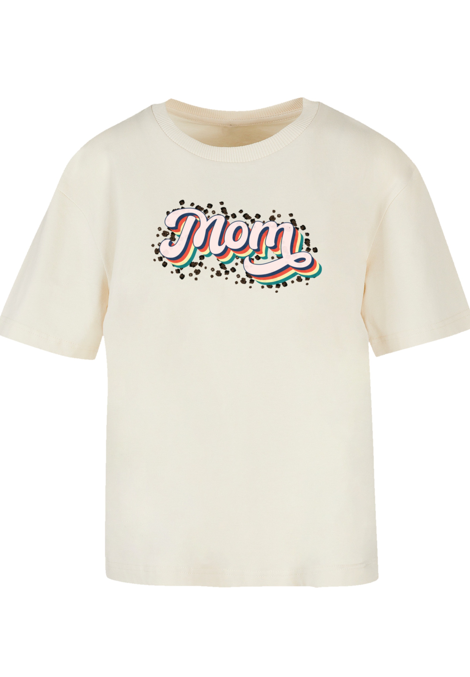 F4NT4STIC T-Shirt »Muttertag Mama Schriftzug Regenbogen«, Premium Qualität