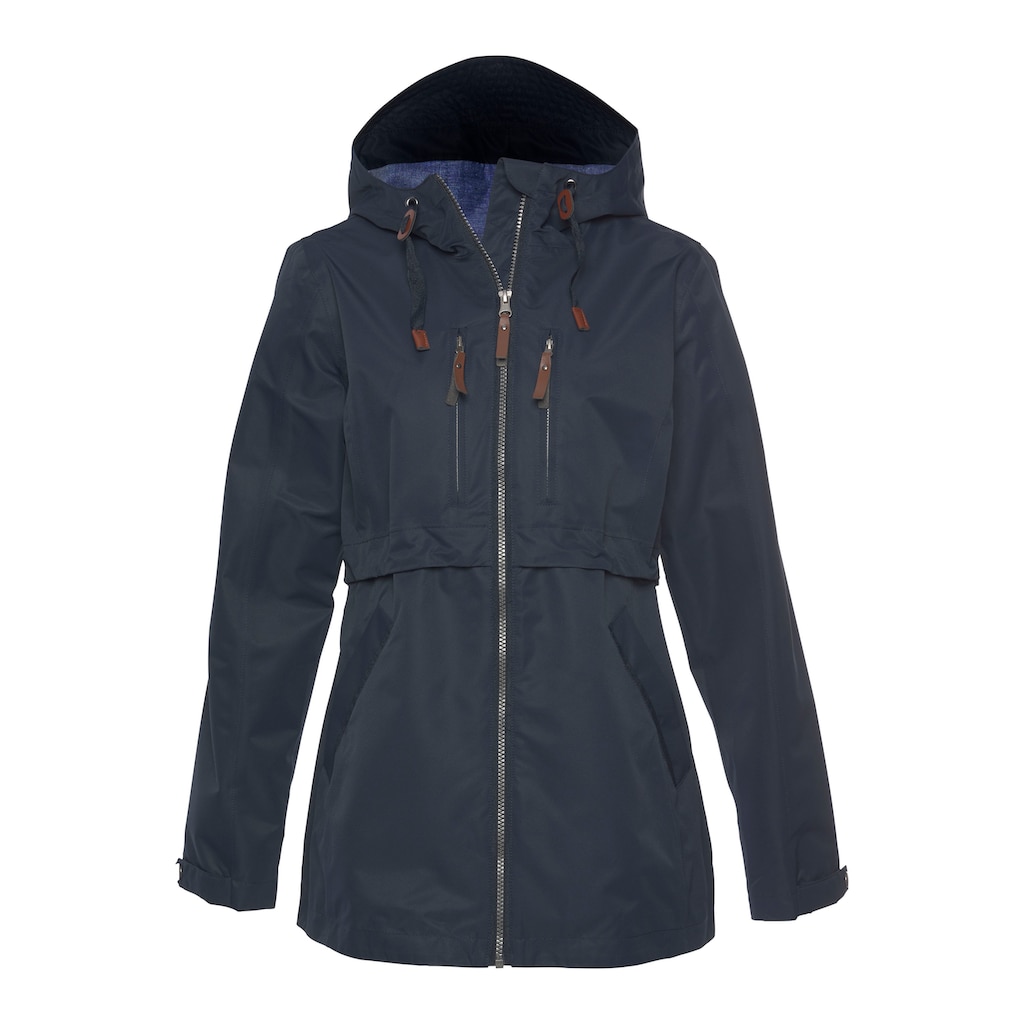 Polarino Outdoorjacke, mit Kapuze