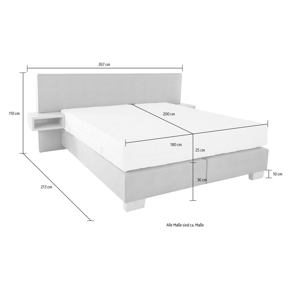 ADA trendline Boxspringbett »Daria«