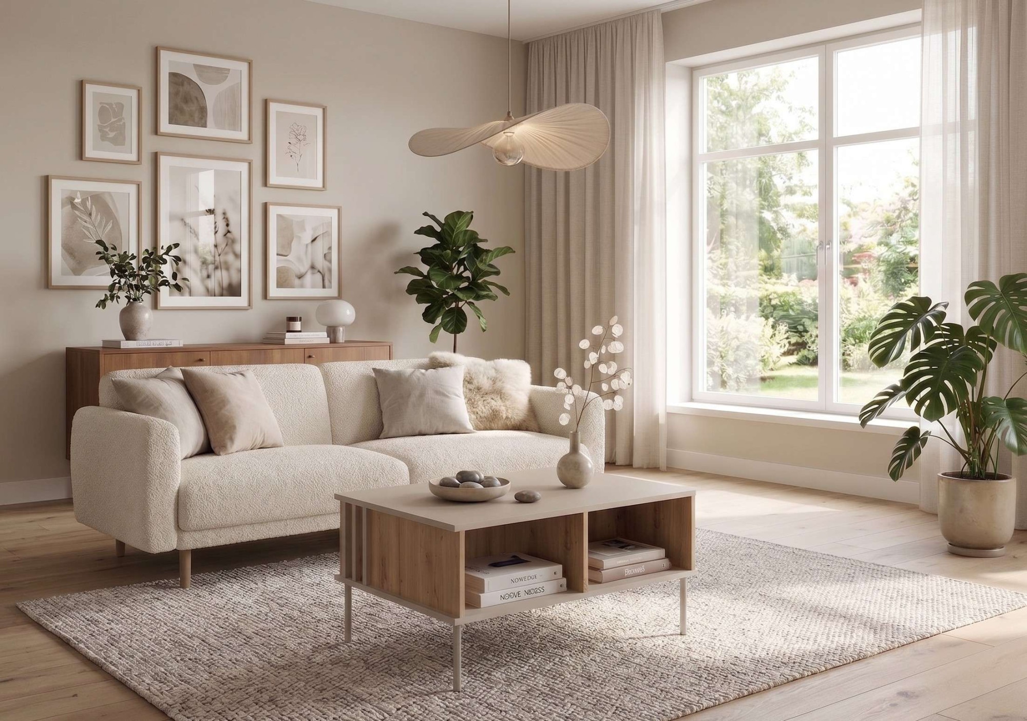 OTTO home Couchtisch "AAELIN Kaffeetisch mit viel Stauraum, modernes Design" Beistelltisch mit zusätzlichen Aufbewahrungsschränken