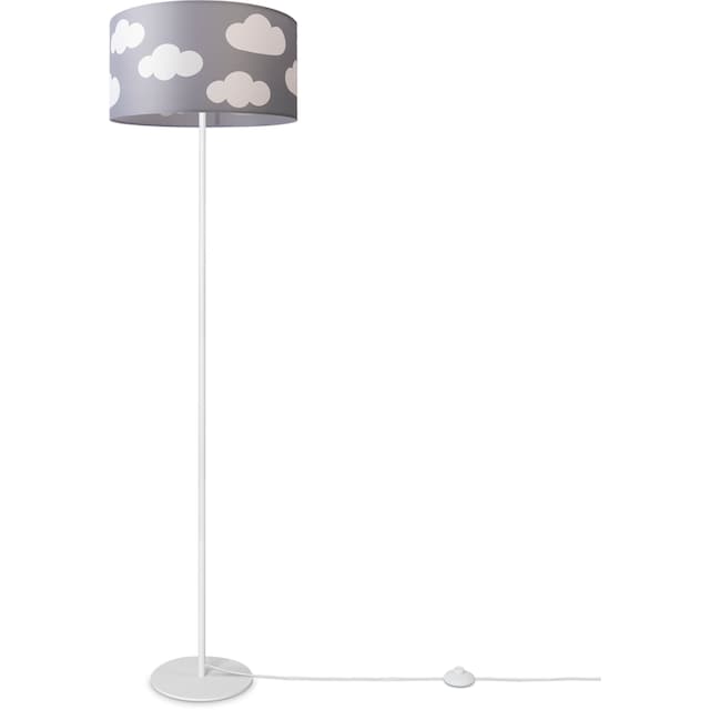 Paco Home Stehlampe »Luca Cosmo«, Stehlampe Kinderzimmer Stoff Lampenschirm  Spielzimmer Wolken E27 | Im Sale