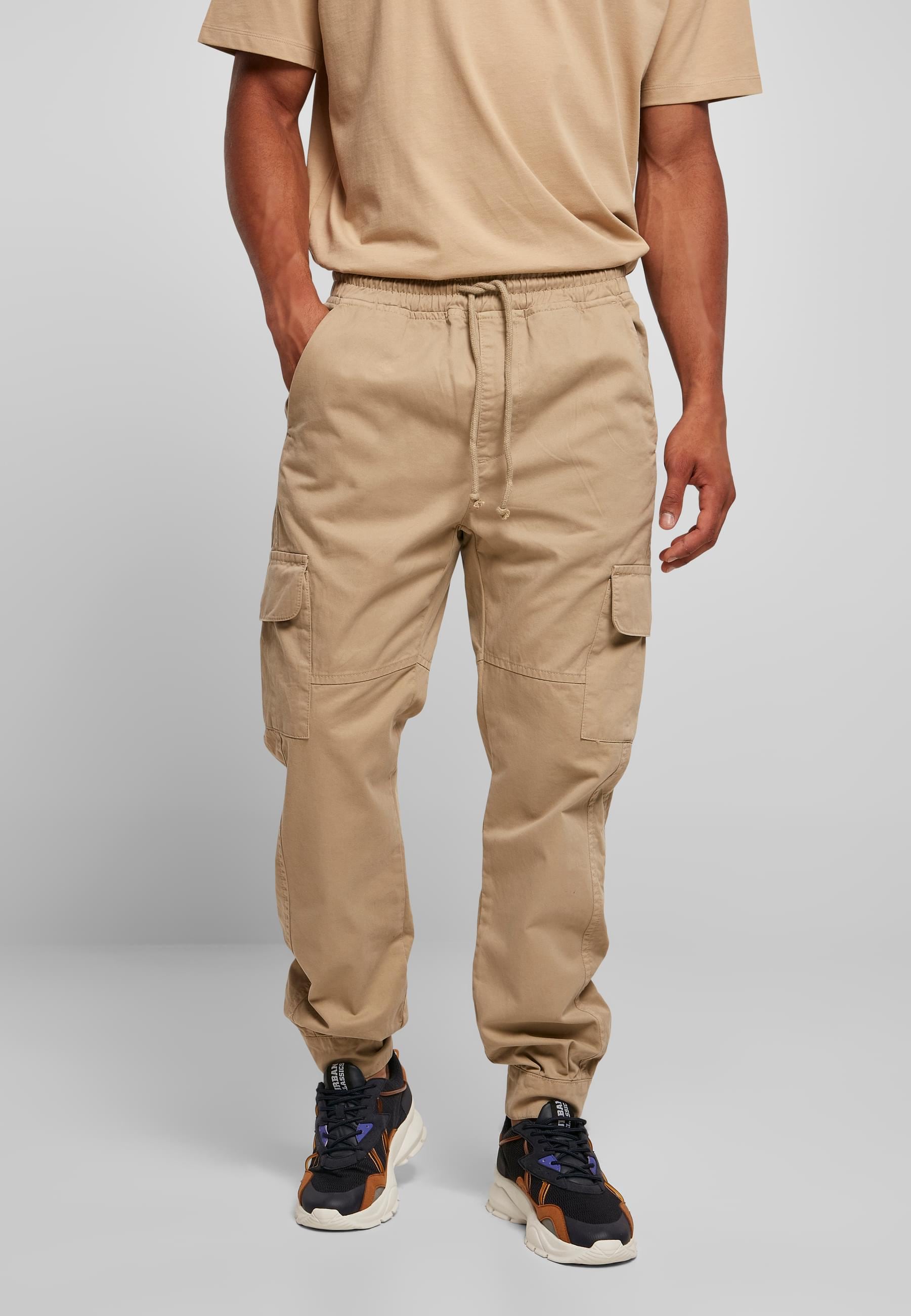 URBAN CLASSICS Cargohose »Urban Classics Herren Military Jogg Pants«, (1 tlg.)