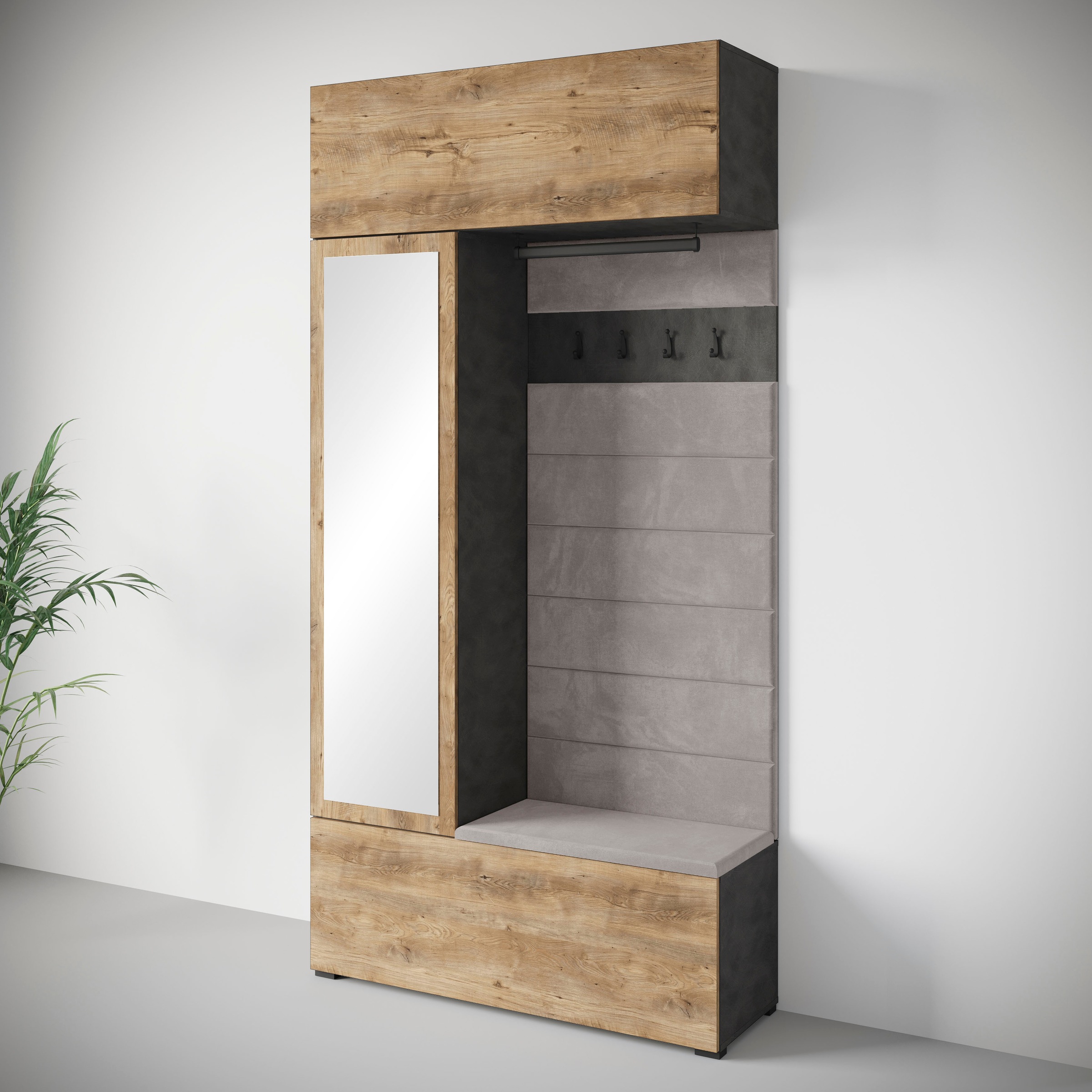 Home affaire Garderoben-Set "TEJO" Komplett-Set, 1 Stk. tlg. günstig online kaufen