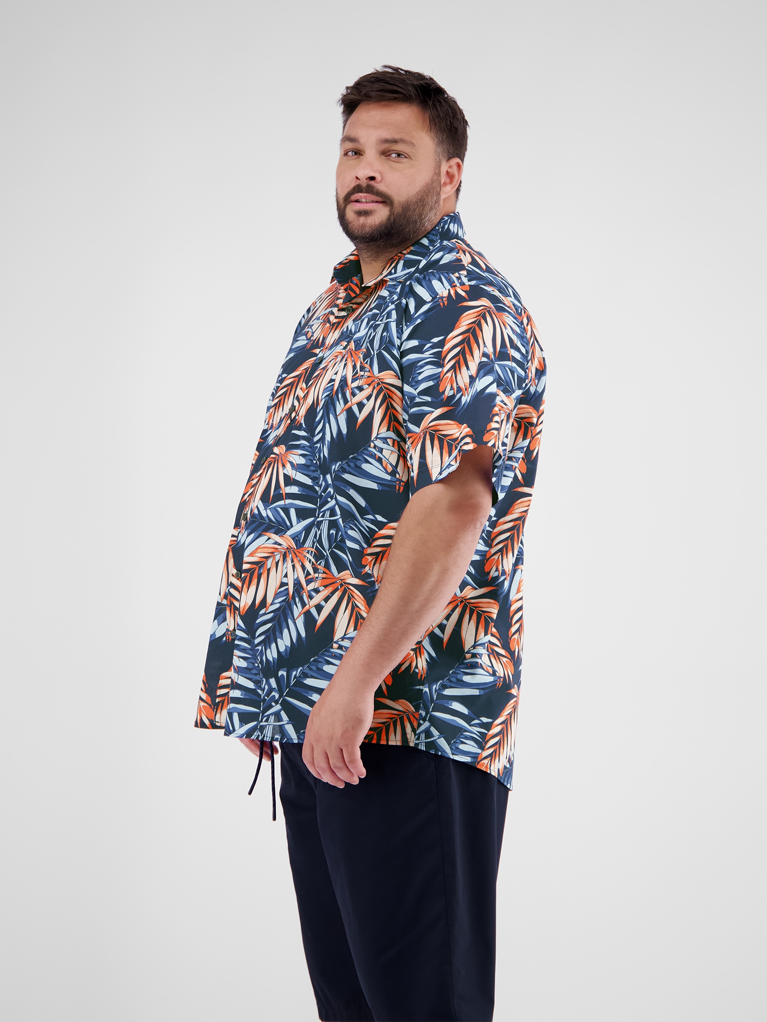 LERROS Kurzarmhemd »LERROS Hawaiihemd in den Größen 3XL bis 6XL«