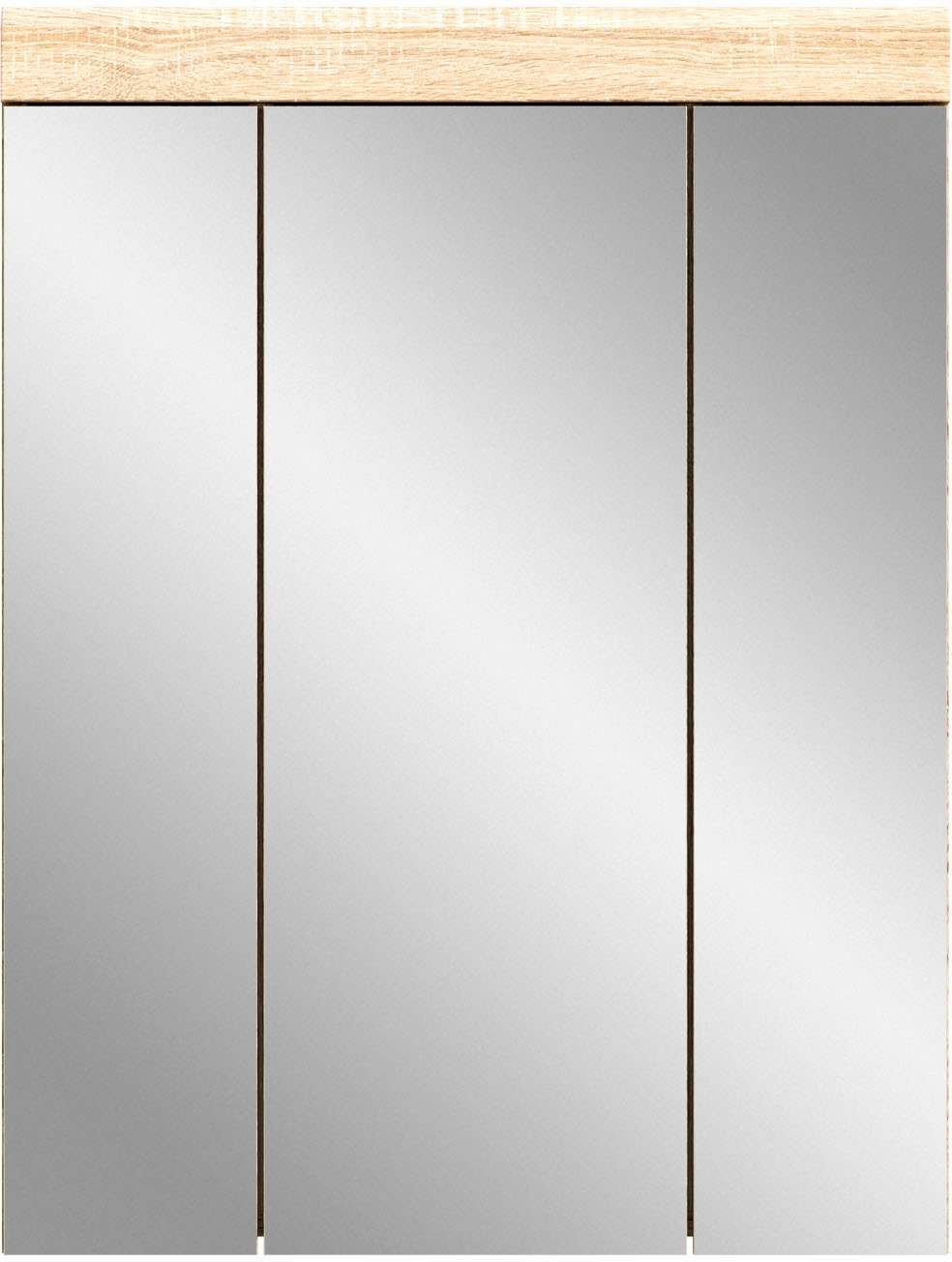 Thumbnail - INOSIGN Badezimmerspiegelschrank "SIENA, Breite 60cm, 3 Spiegeltüren, 9 Fächer, 6 Einlegeböden" TOPSELLER, 1 Stk. tlg. i...