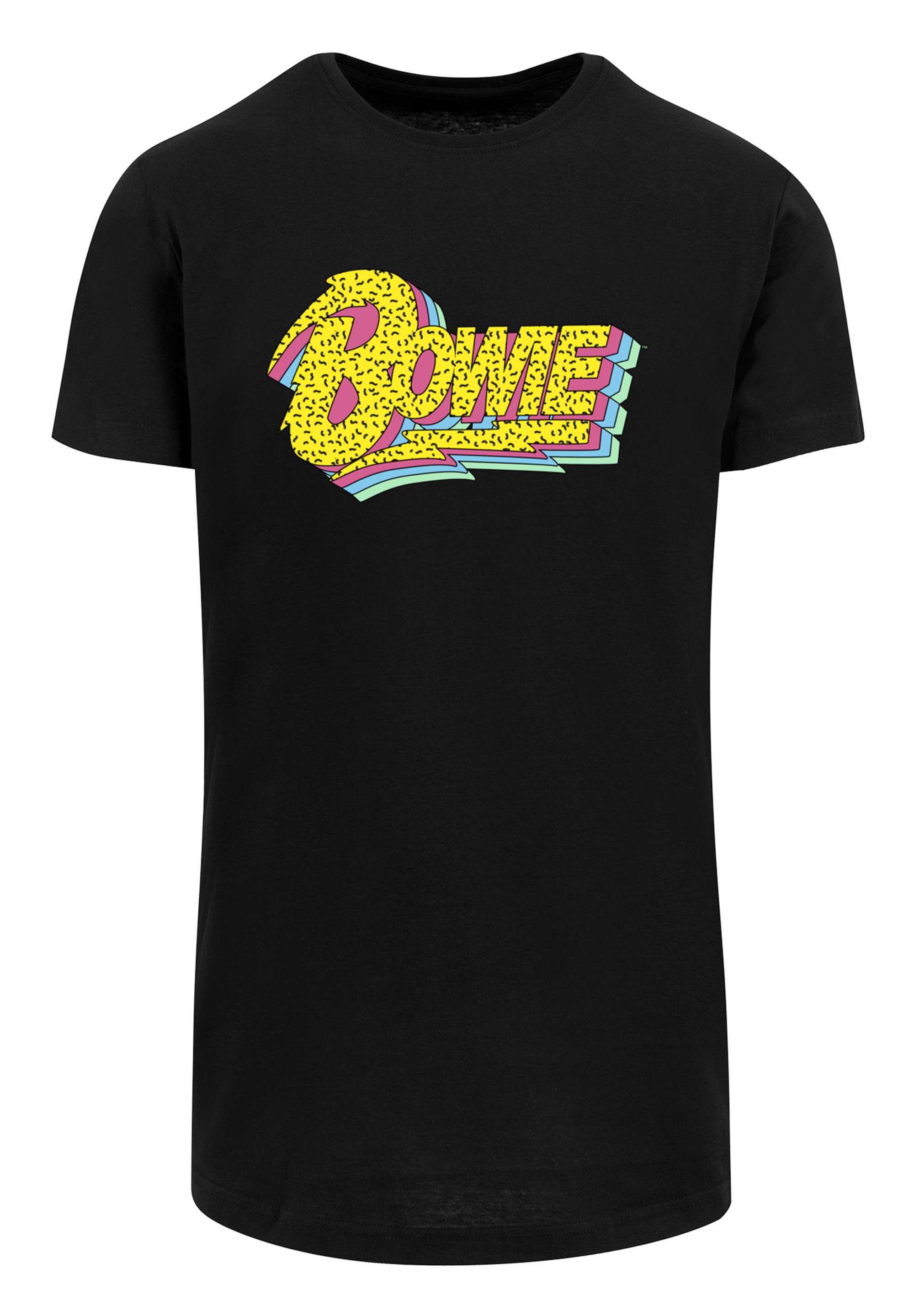F4NT4STIC T-Shirt »David Bowie Moonlight 90s Logo«, Print