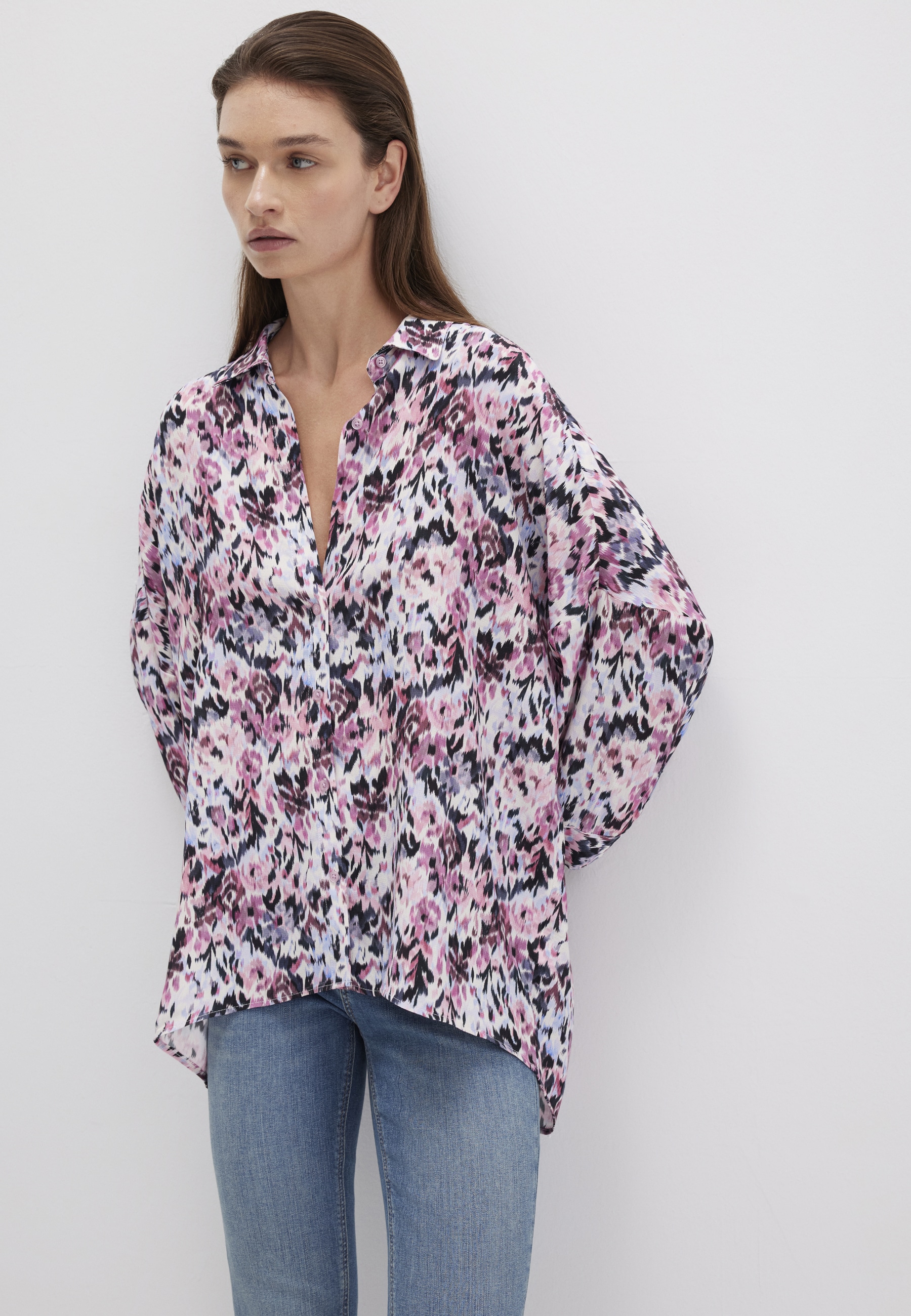 Mavi Langarmbluse »LONG SLEEVE SHIRT«, Print Bluse