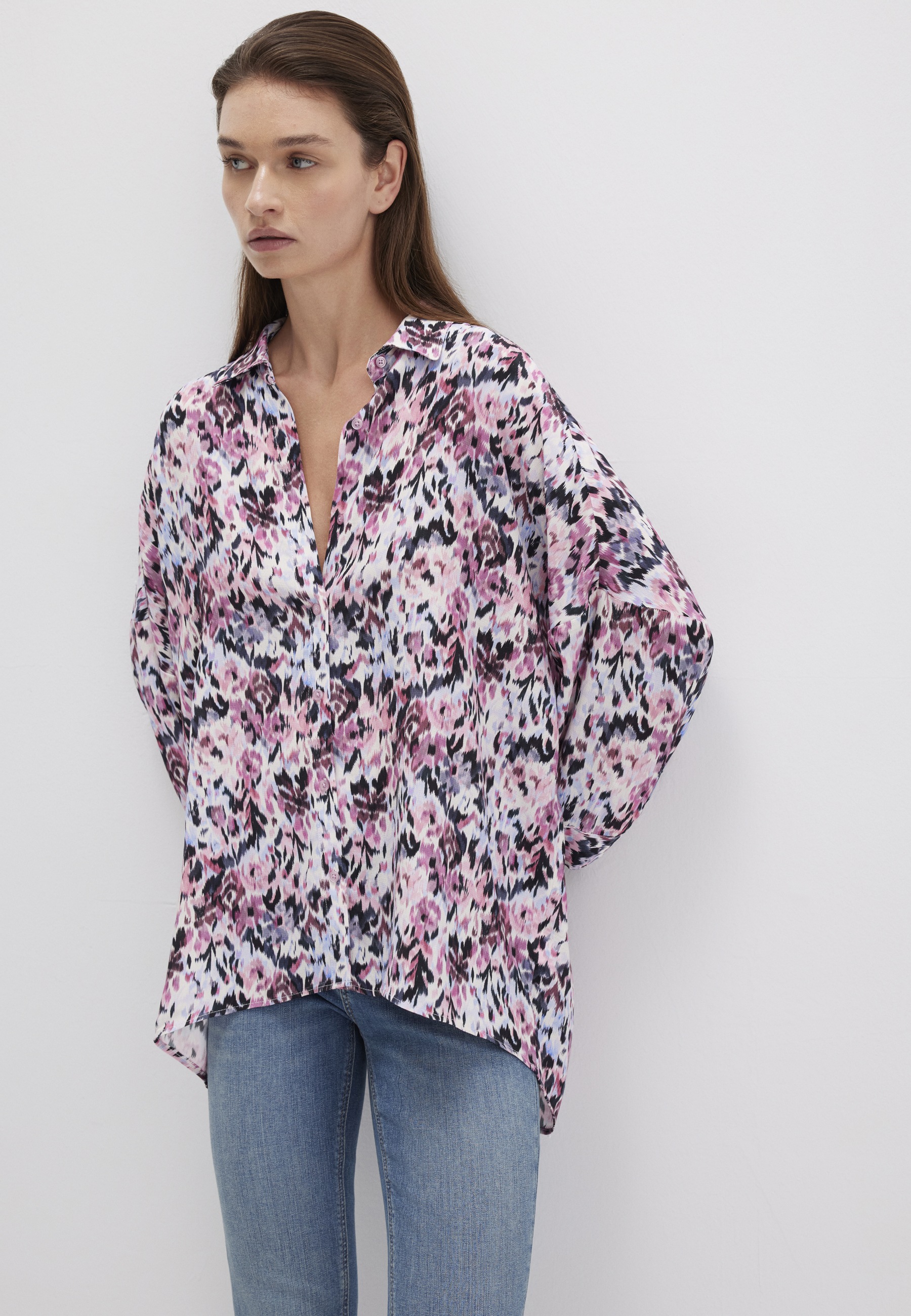 Thumbnail - Mavi Langarmbluse "LONG SLEEVE SHIRT" Print Bluse