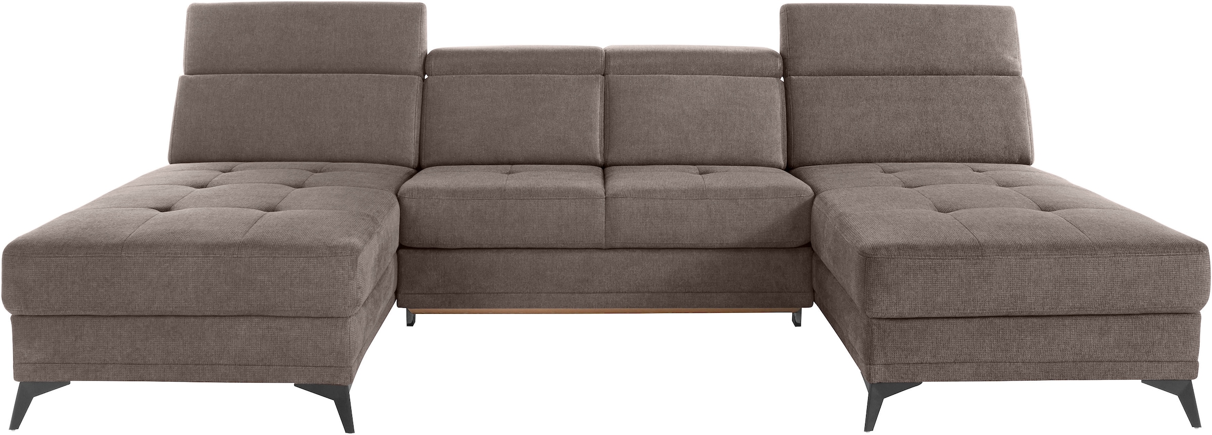 Home affaire "Cardiz U-Form" inkl.Kopfteilverstellung und Federkern wahlwei günstig online kaufen