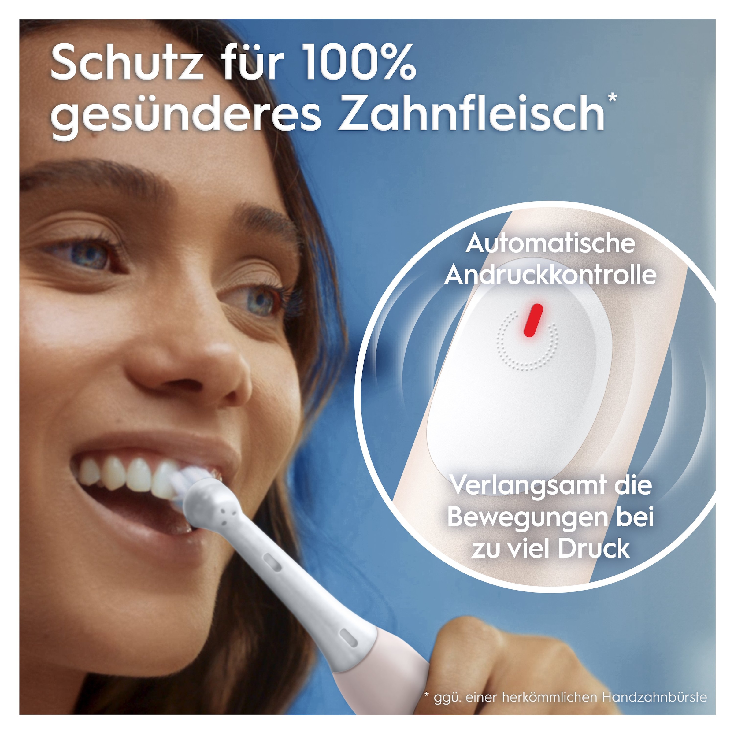 Oral-B Elektrische Zahnbürste »iO Series 2«, 1 St. Aufsteckbürsten, für die sanfte Reinigung, Reise-Etui