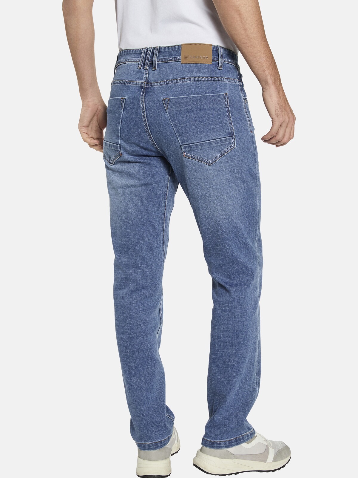 5-Pocket-Jeans BABISTA "Jeans CARLINOZ", Herren, Gr. 25, N-Gr, blau, Obermaterial: 61% Baumwolle CO. 37% Polyester COOLMAX PES(Coolmax). 2% Elasthan EL., Jeans 5-Pocket-Jeans 2