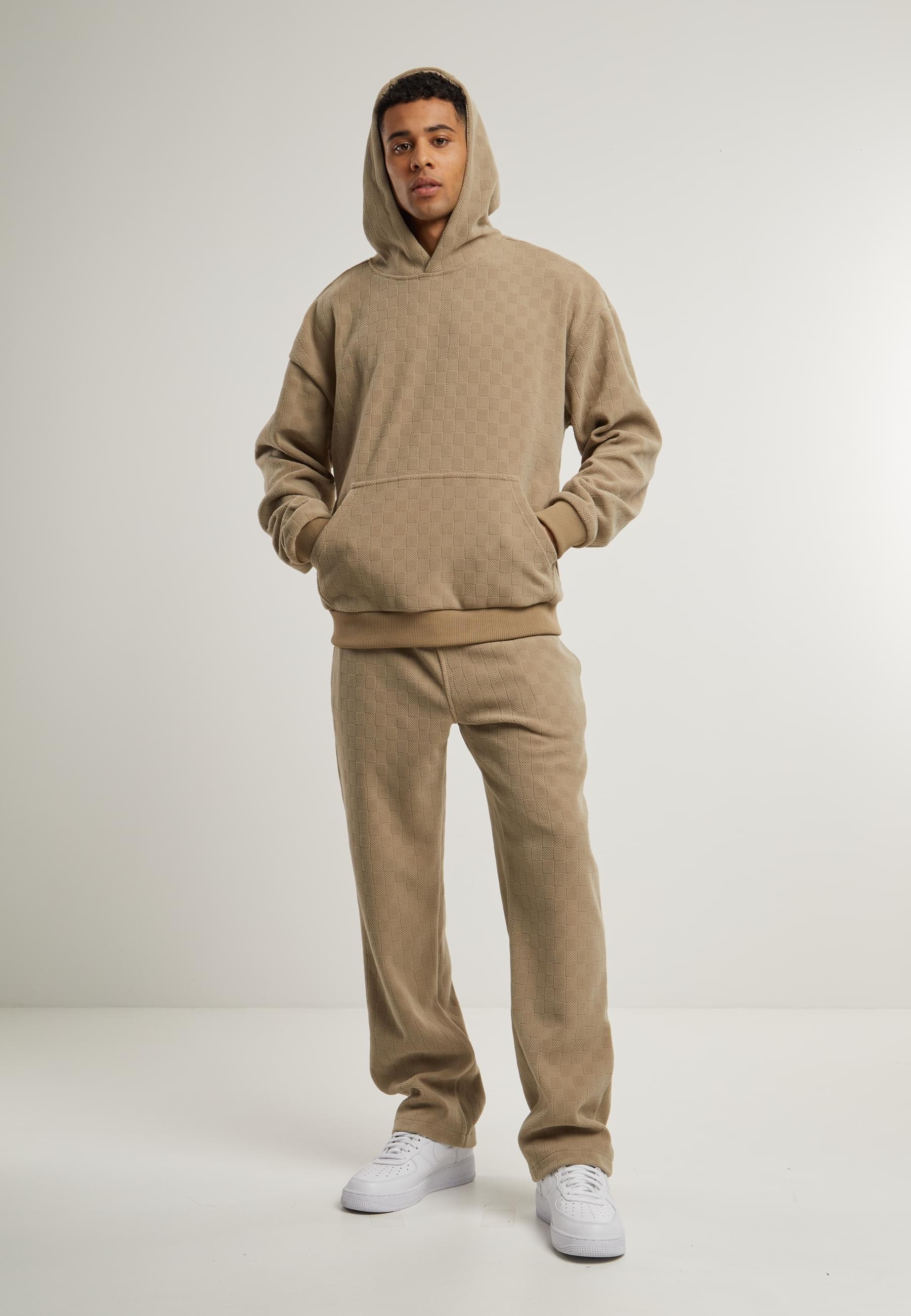 URBAN CLASSICS Jogginghose »Urban Classics Jacquard Velvet Wide Sweatpants«, (1 tlg.)