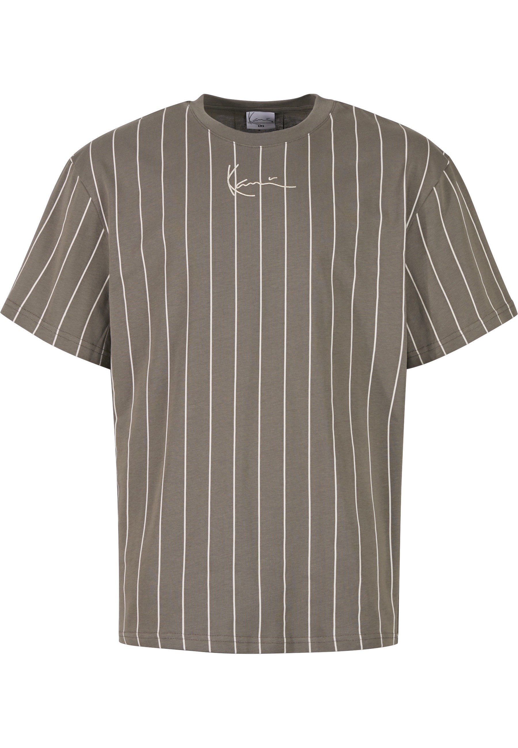 Karl Kani T-Shirt "Karl Kani KK Small Signature Essential Pinstripe Tee" 1 Stk.