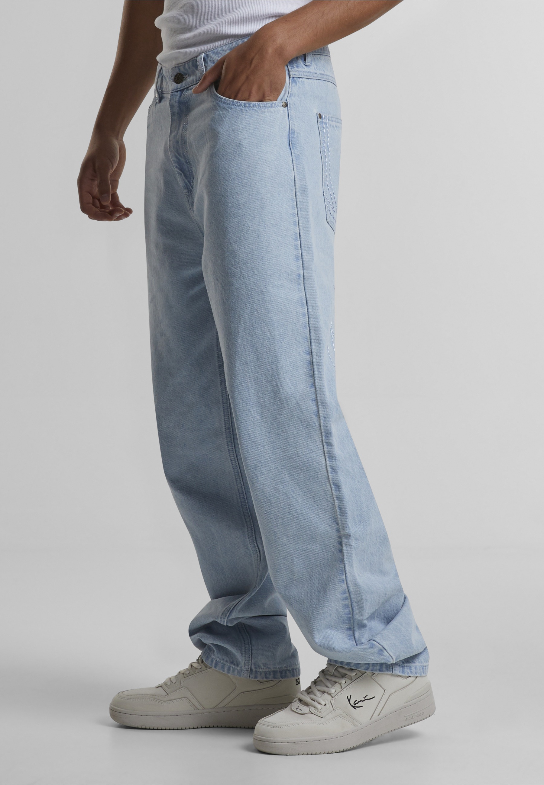 Karl Kani Bequeme Jeans »Karl Kani OG Baggy Five Pocket Flames Denim«