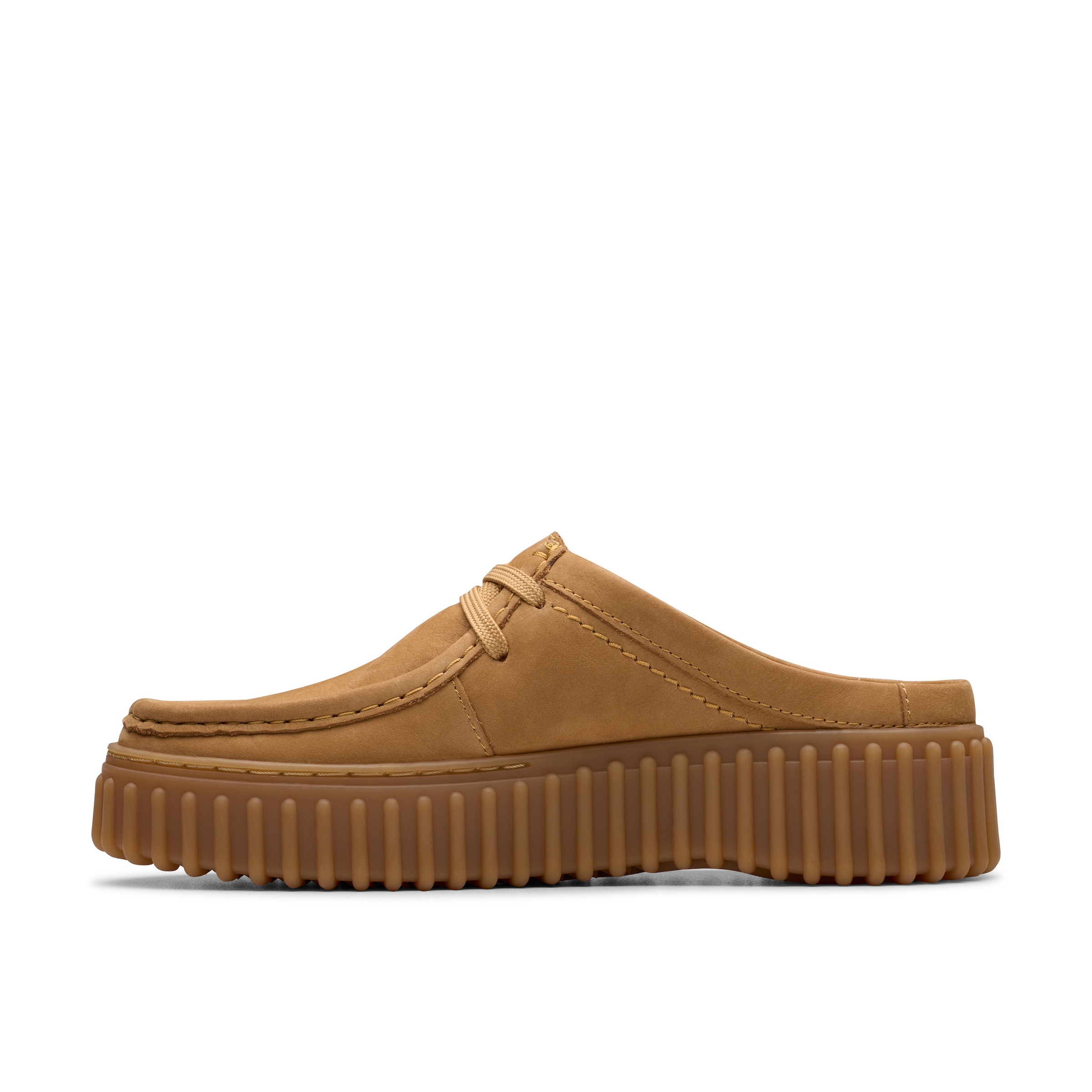 Clarks Clog »Torhill Mule«, Plateausandale, Mules mit Plateausohle und Ziernaht