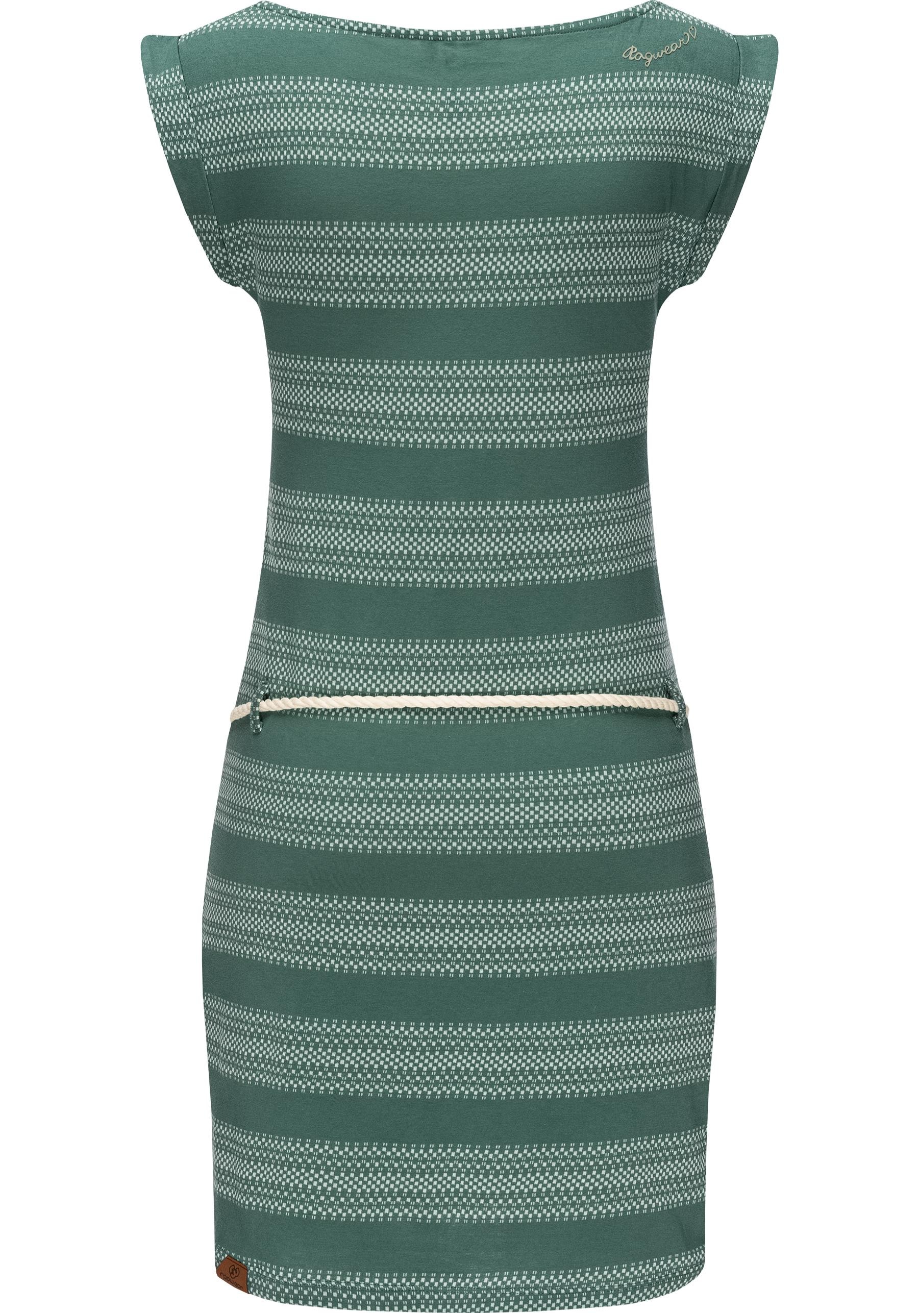 Ragwear Sommerkleid »Tag Blockstripes Intl.«, leichtes Jersey Kleid mit Streifen-Muster