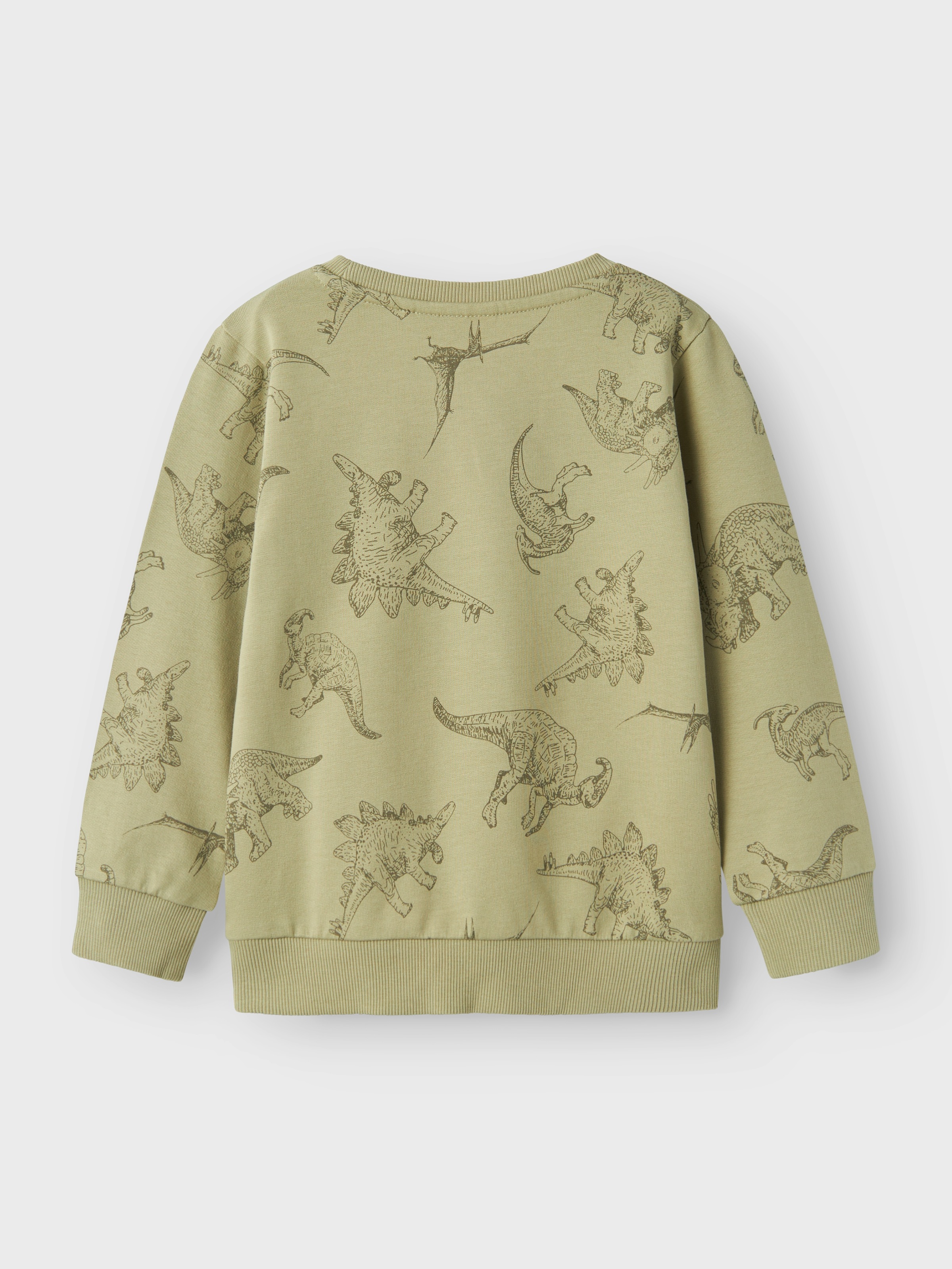 Name It Sweatshirt »NMMVARON LS AOP SWT UNB NOOS«, mit süßem Dino-Alloverprint