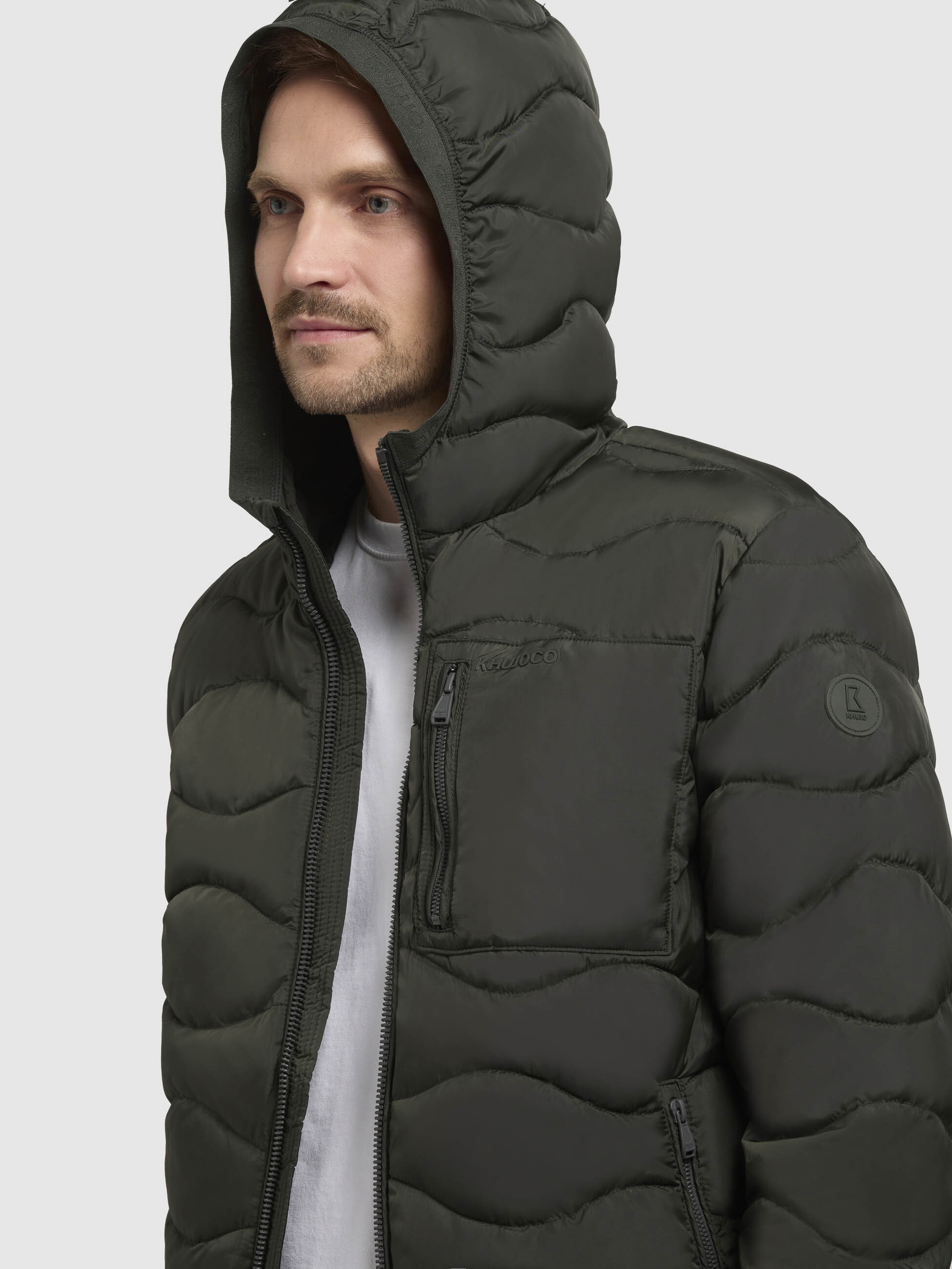 khujo Steppjacke »OMER« mit Kapuze