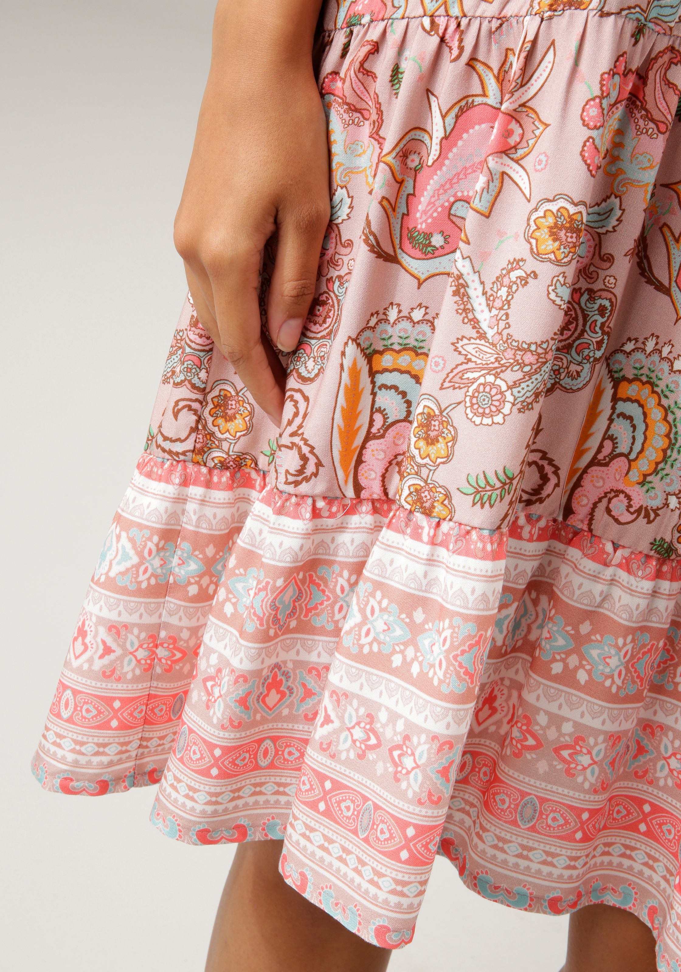 Aniston CASUAL Tunikakleid, mit fantasievollem Druck online kaufen | BAUR