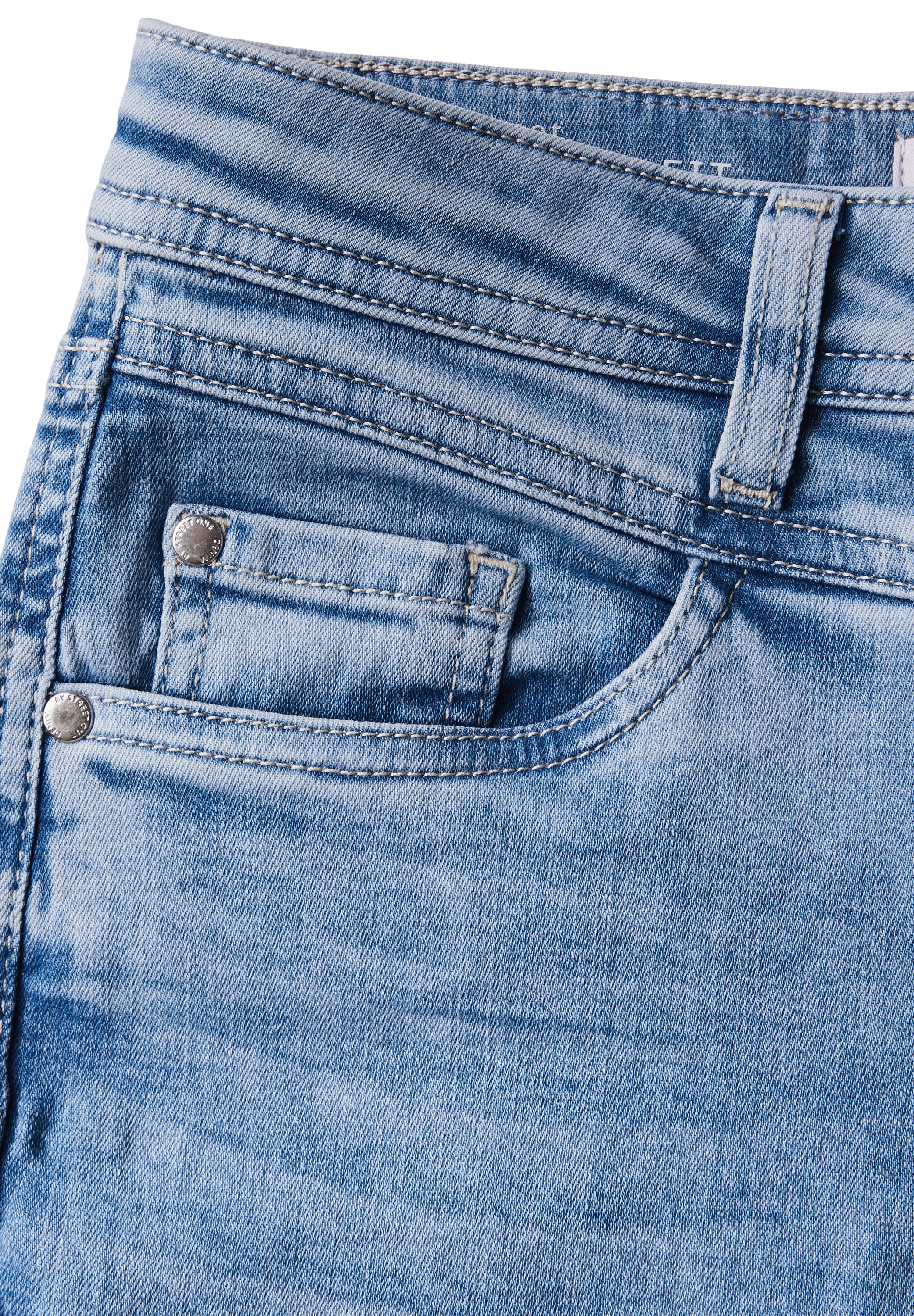 STREET ONE Slim-fit-Jeans, High Waist