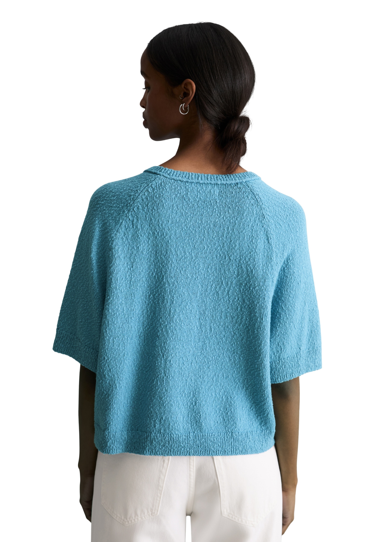 Marc O'Polo DENIM Strickpullover »aus Cotton Slub Garn«