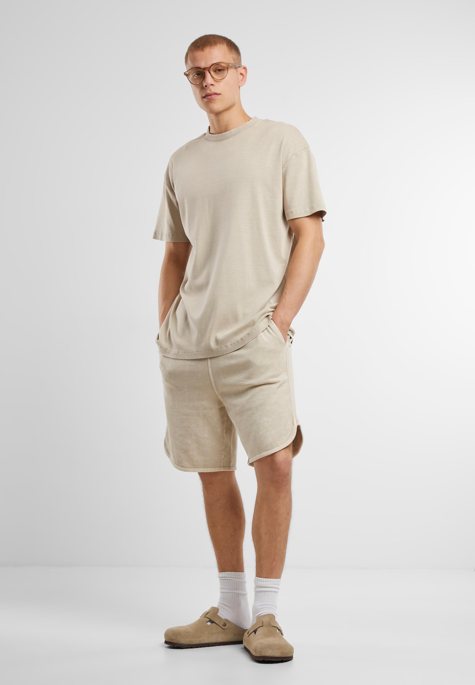 URBAN CLASSICS T-Shirt »Urban Classics Washed Rib Tee«, (1 tlg.)