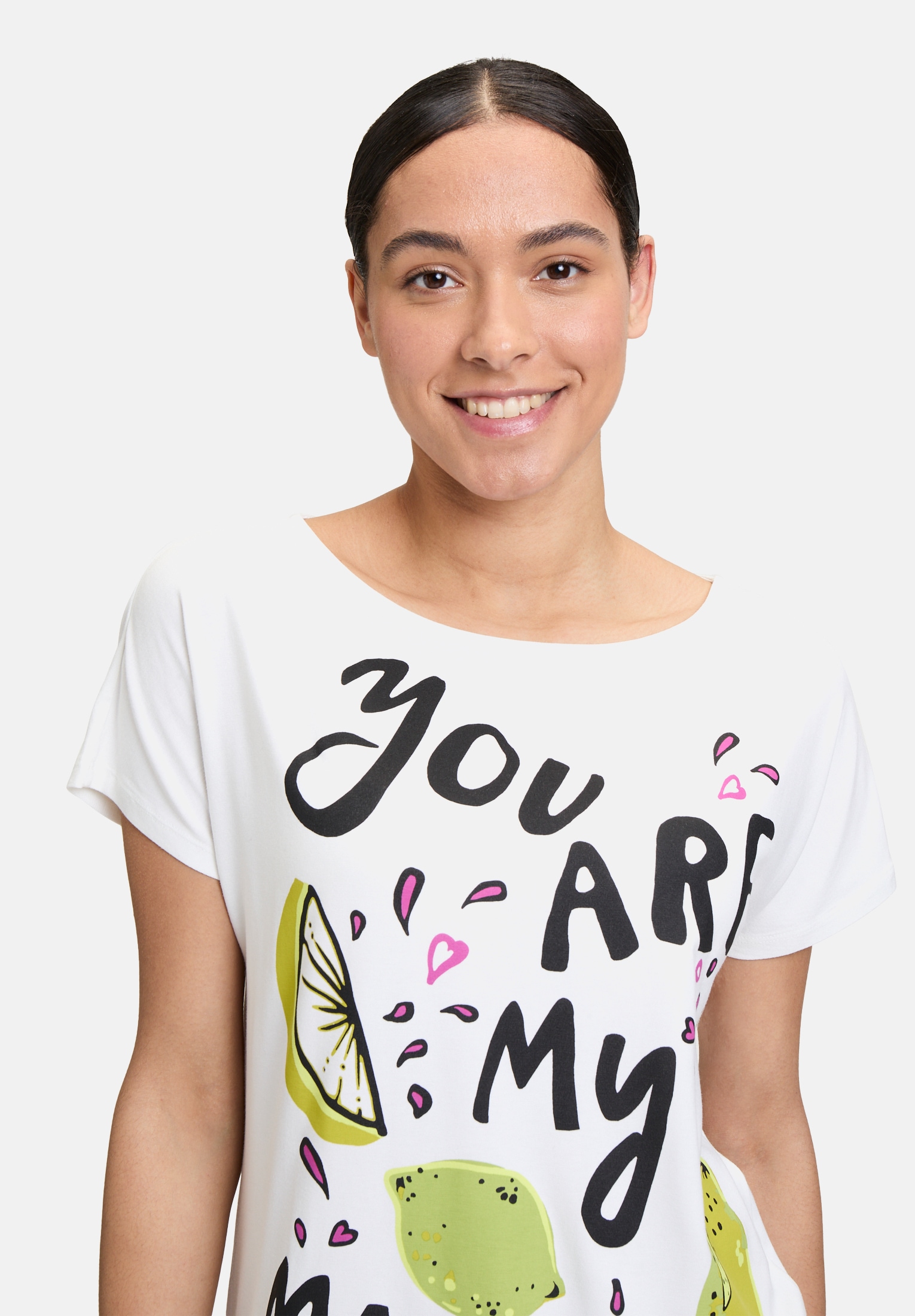 Betty Barclay Kurzarmshirt »Damen mit U-Boot-Ausschnitt« 1 Stk. Druck