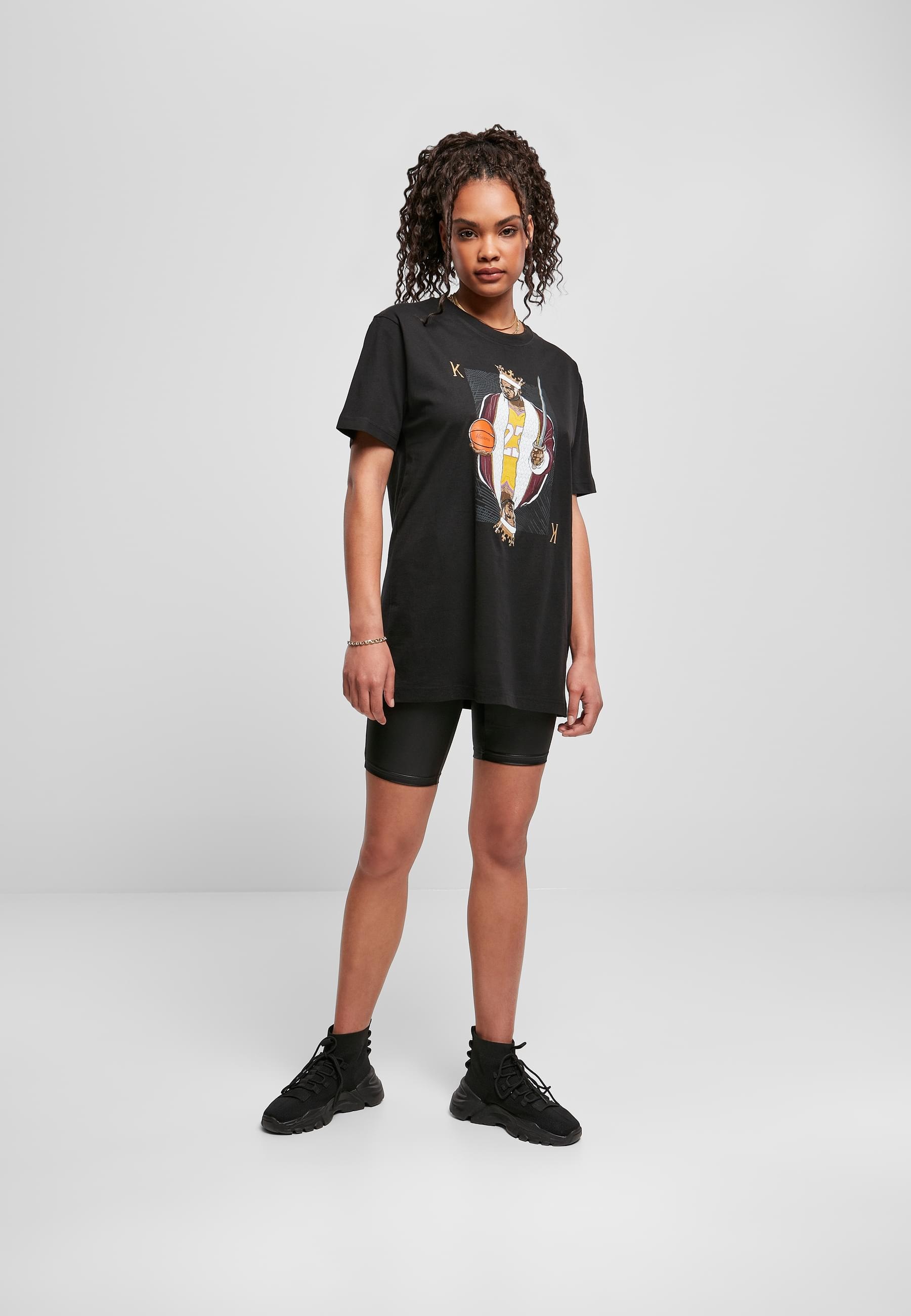 MisterTee T-Shirt »MisterTee Damen Ladies King James LA Tee«, (1 tlg.)