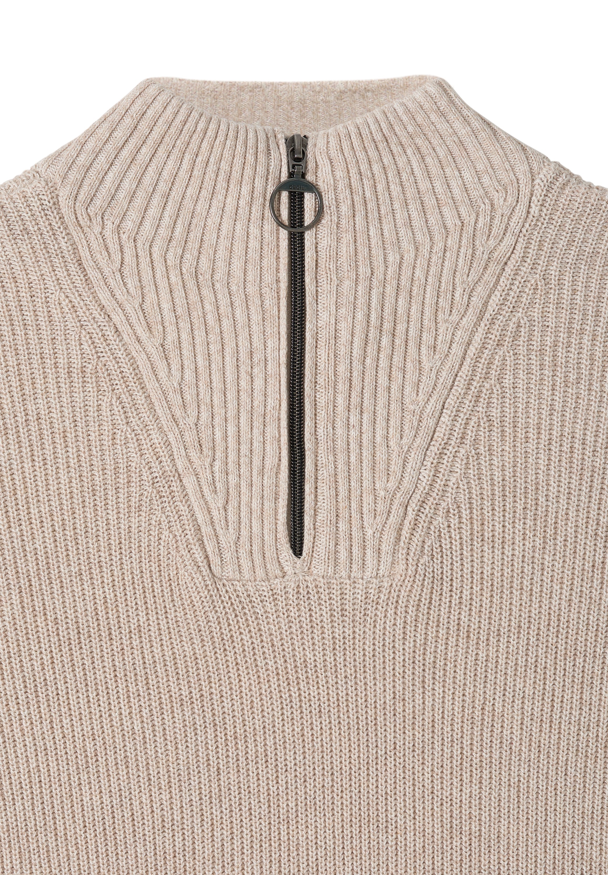 Cecil Strickpullover aus reiner Baumwolle