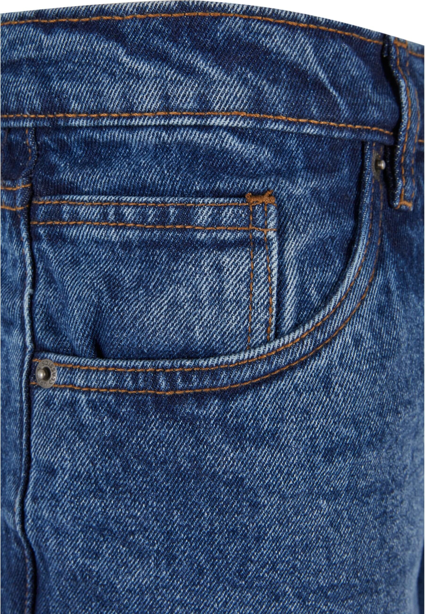 URBAN CLASSICS Bequeme Jeans »Urban Classics Herren Heavy Ounce Straight Fit Zipped Jeans«
