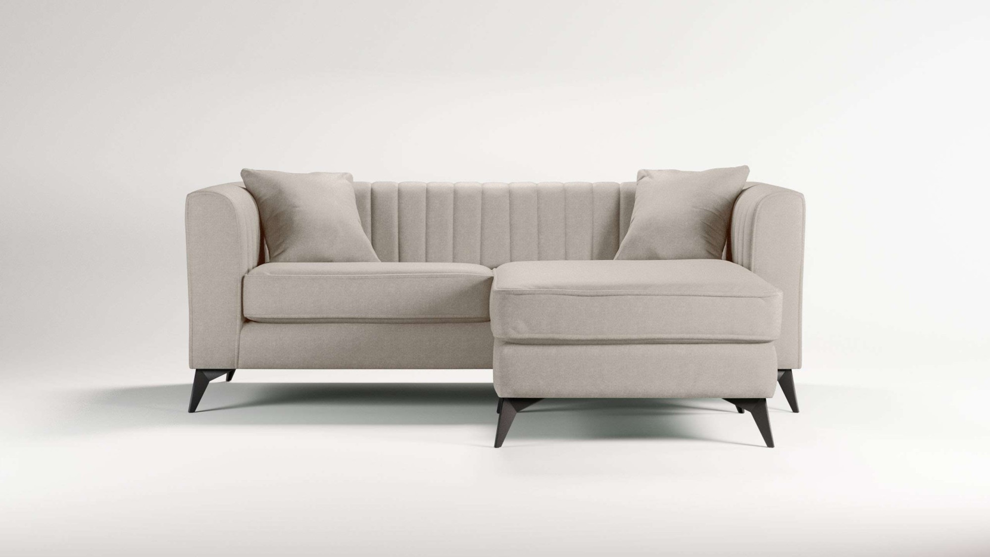 Places of Style Ecksofa "MATTHEW B/T/H: 201/162/74 cm, ideal für kleine Räu günstig online kaufen