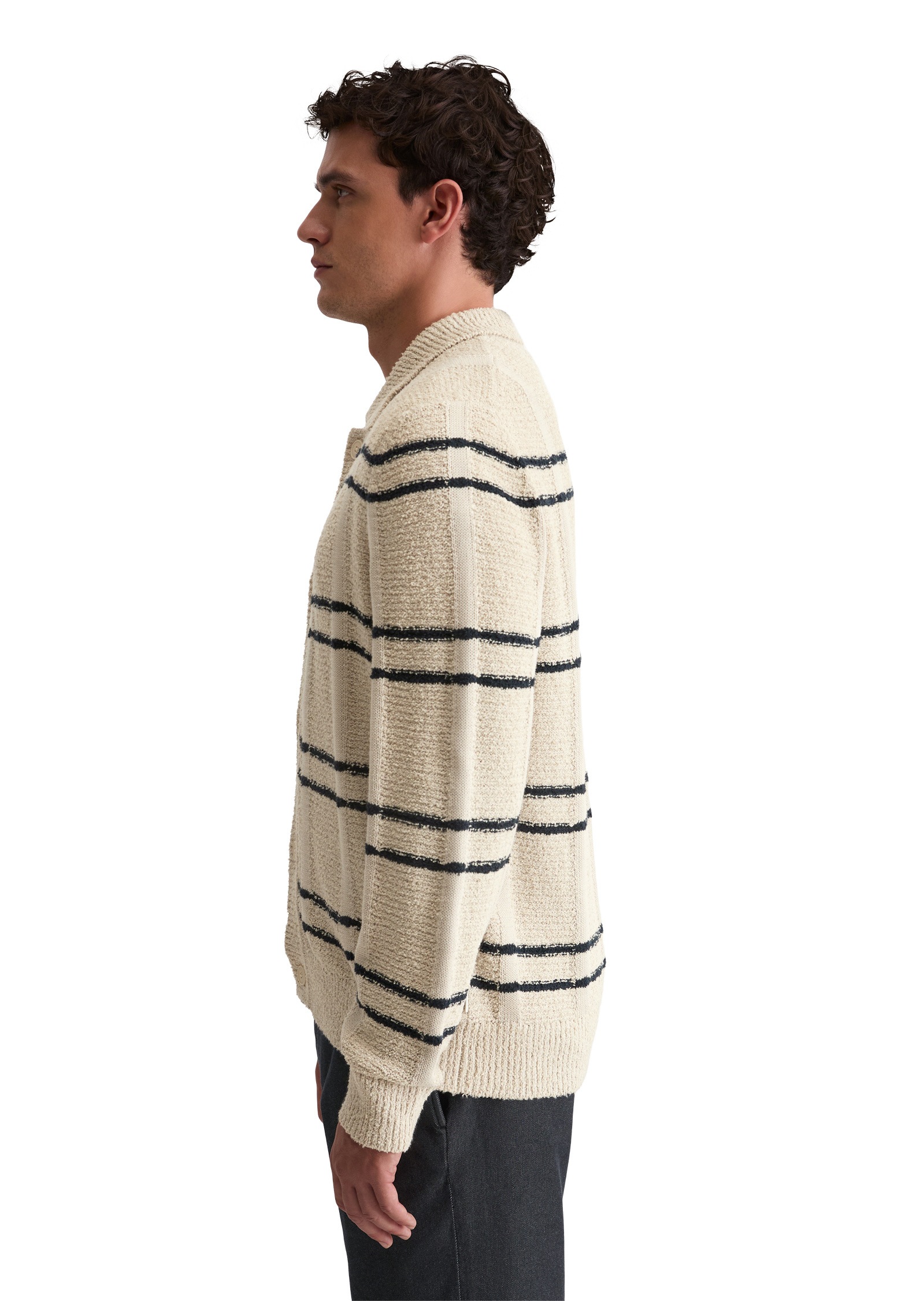 Marc OPolo Cardigan "mit spannendem Struktur-Mix" günstig online kaufen