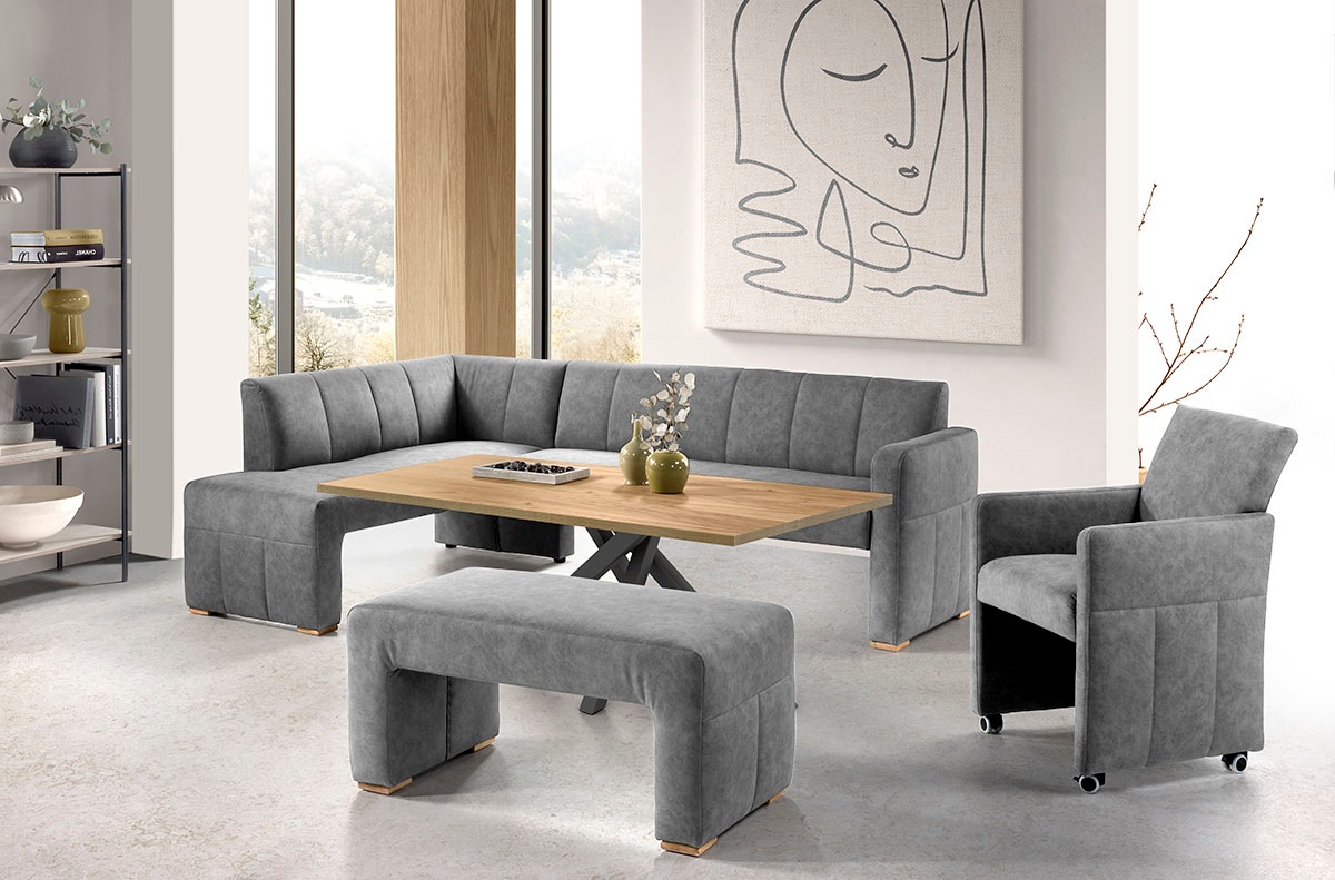 exxpo - sofa fashion Essbank elegant und modern mit hohem Sitzkomfort günstig online kaufen