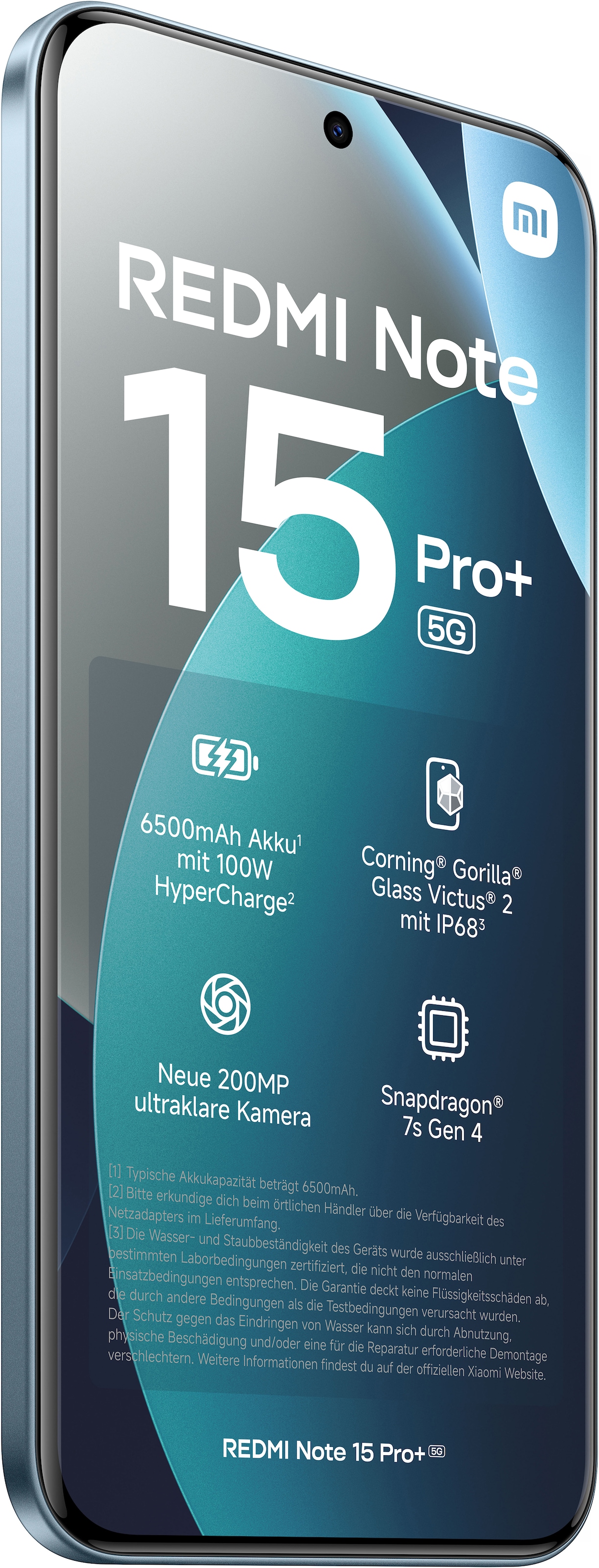 Xiaomi Smartphone »Redmi Note 15 Pro+ 5G 8+256« Glacier Blue