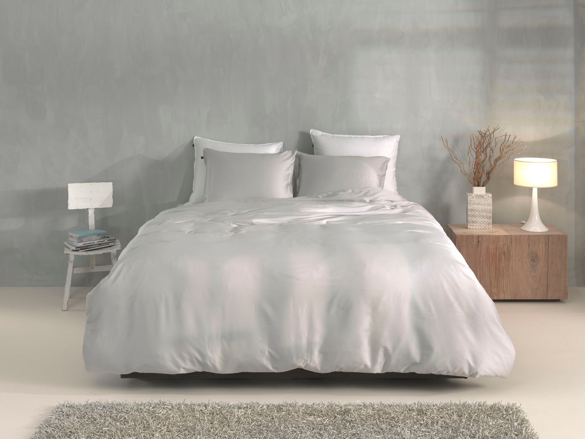 ZO HOME Bettwäsche »Zohome Baumwolle Mako-Satin Bettwäsche Satinado« 1 Stk. Bettwäsche aus 100% Baumwolle, hochwertige Mako-Satin, ab 135x200 cm.