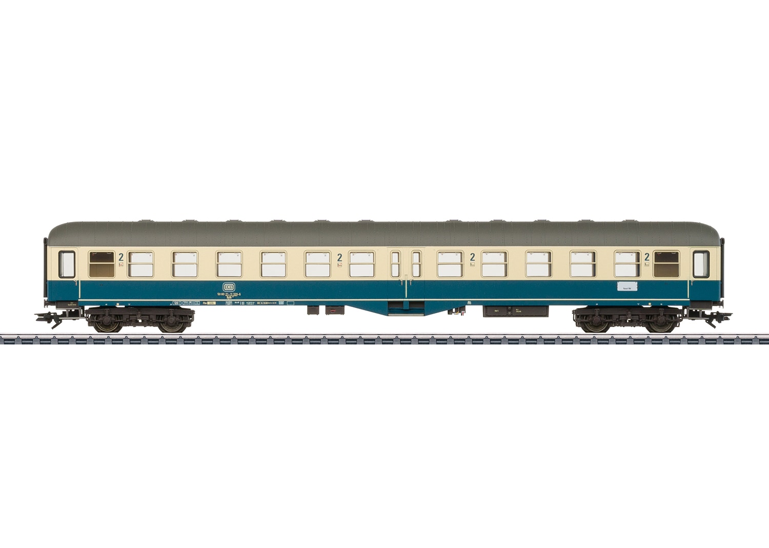 MÄRKLIN Kinder Personenwagen "Reisezugwagen Bylb 421 - 43167"bunt, Kunststoff, Metall, Modelleisenbahn-Fahrzeuge, mit Beleuchtung