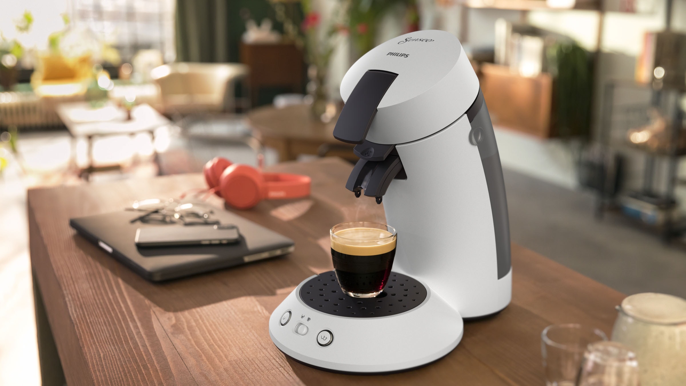 Philips Senseo Kaffeepadmaschine »Original UVP BAUR Plus Gratis-Zugaben 5,- | inkl. Rechnung Wert von CSA210/10«, im per