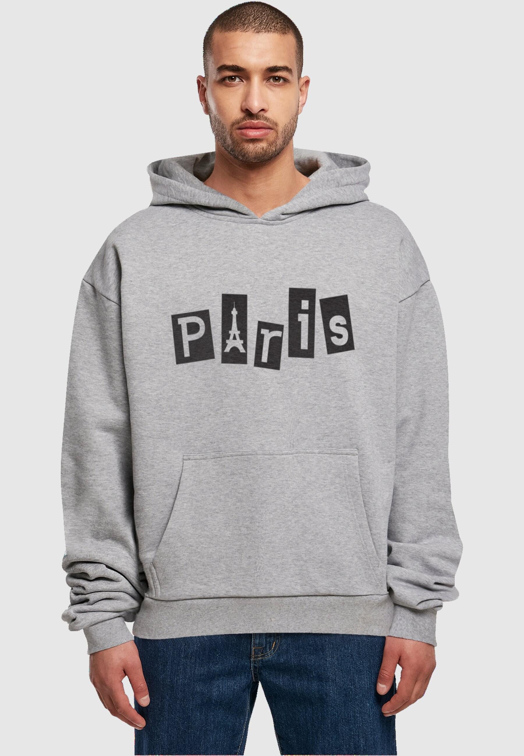 Merchcode Kapuzensweatshirt »Merchcode Herren Paris Ultra Heavy Hoody«, (1 tlg.)