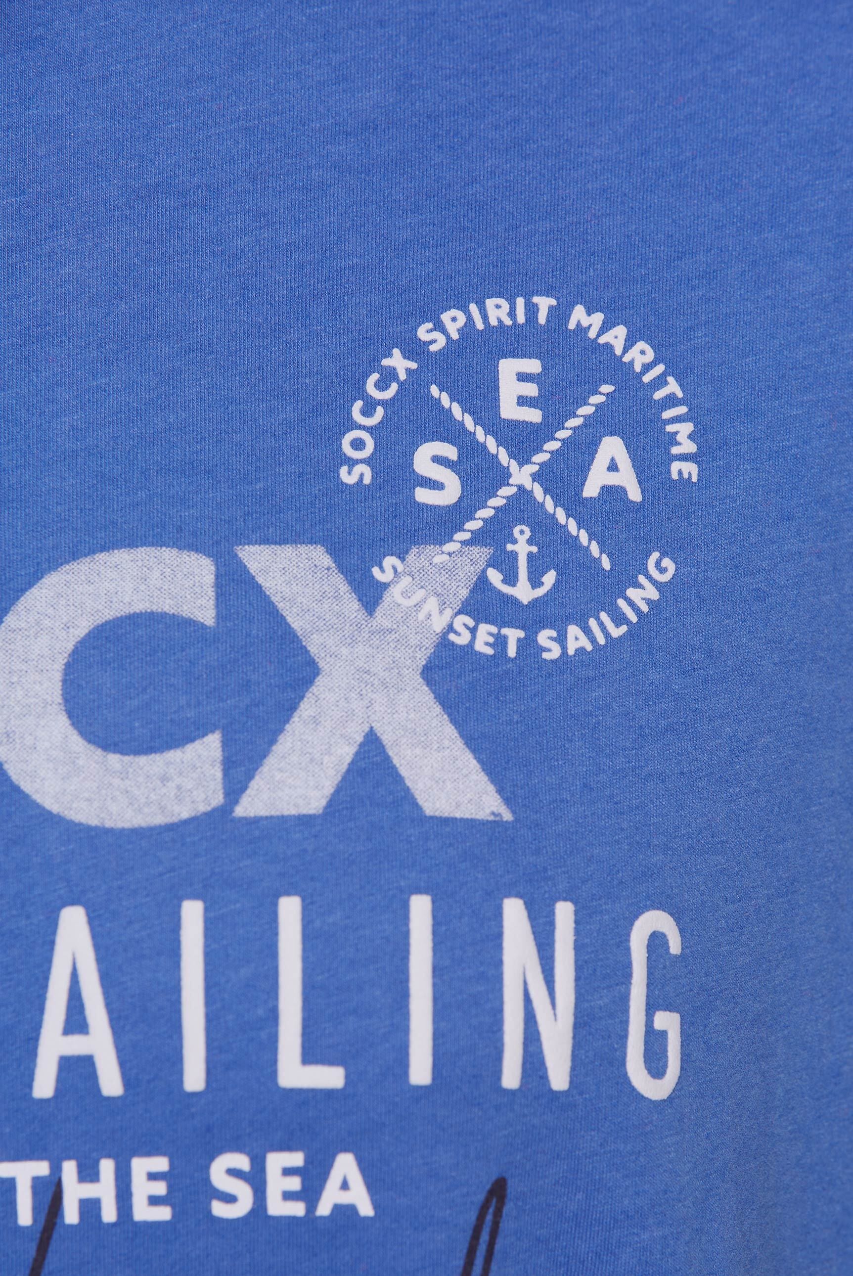 SOCCX 3/4-Arm-Shirt, mit längerer Rückenpartie